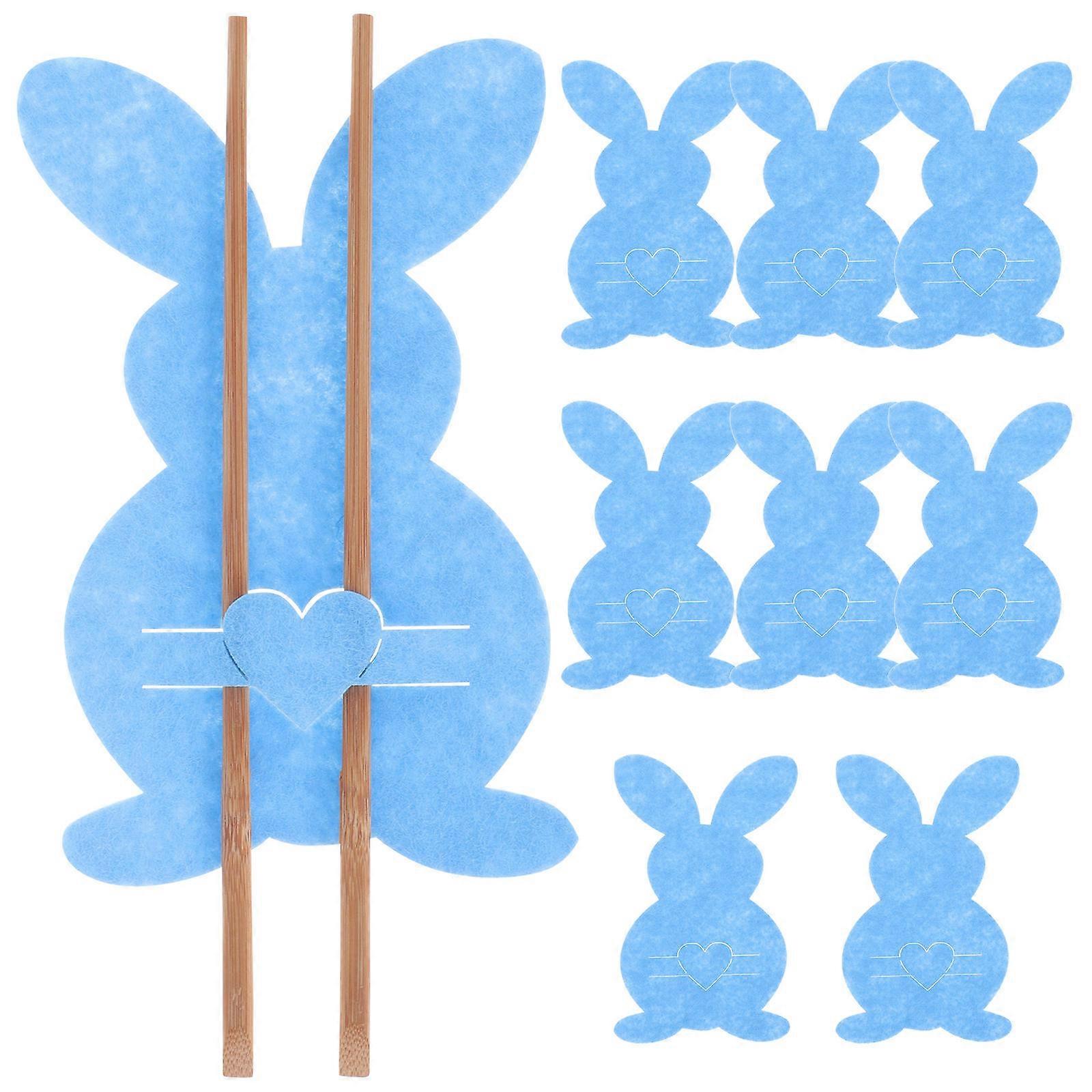 Tableware Storage Box Rabbit Shaped 8Pcs Perfect For Families Dining Table Decoration 15.5x10cm