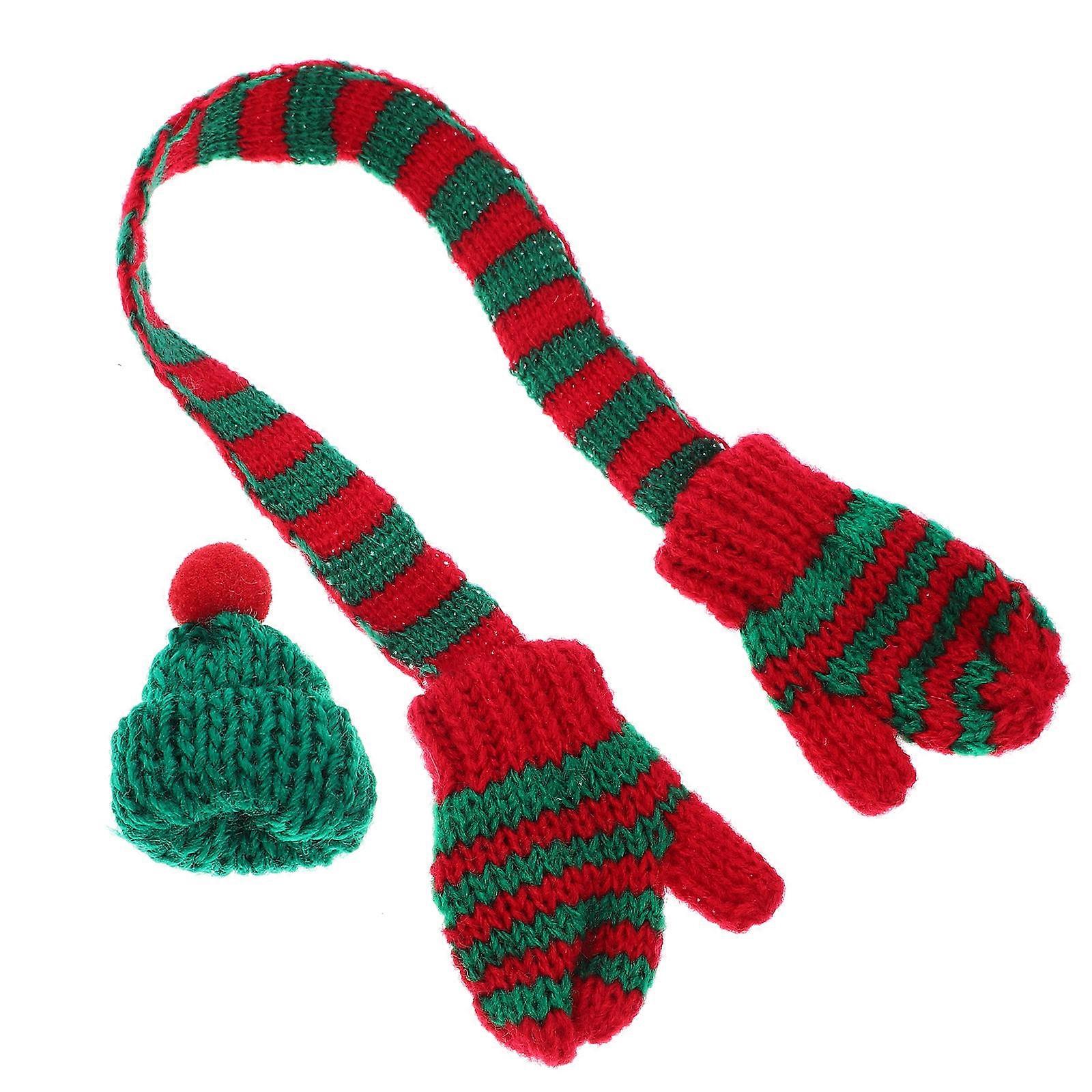 Miniature Scene Props Including Mini Scarf And Mini Hat Ideal For Children And Craft Projects Decorative 1 Set