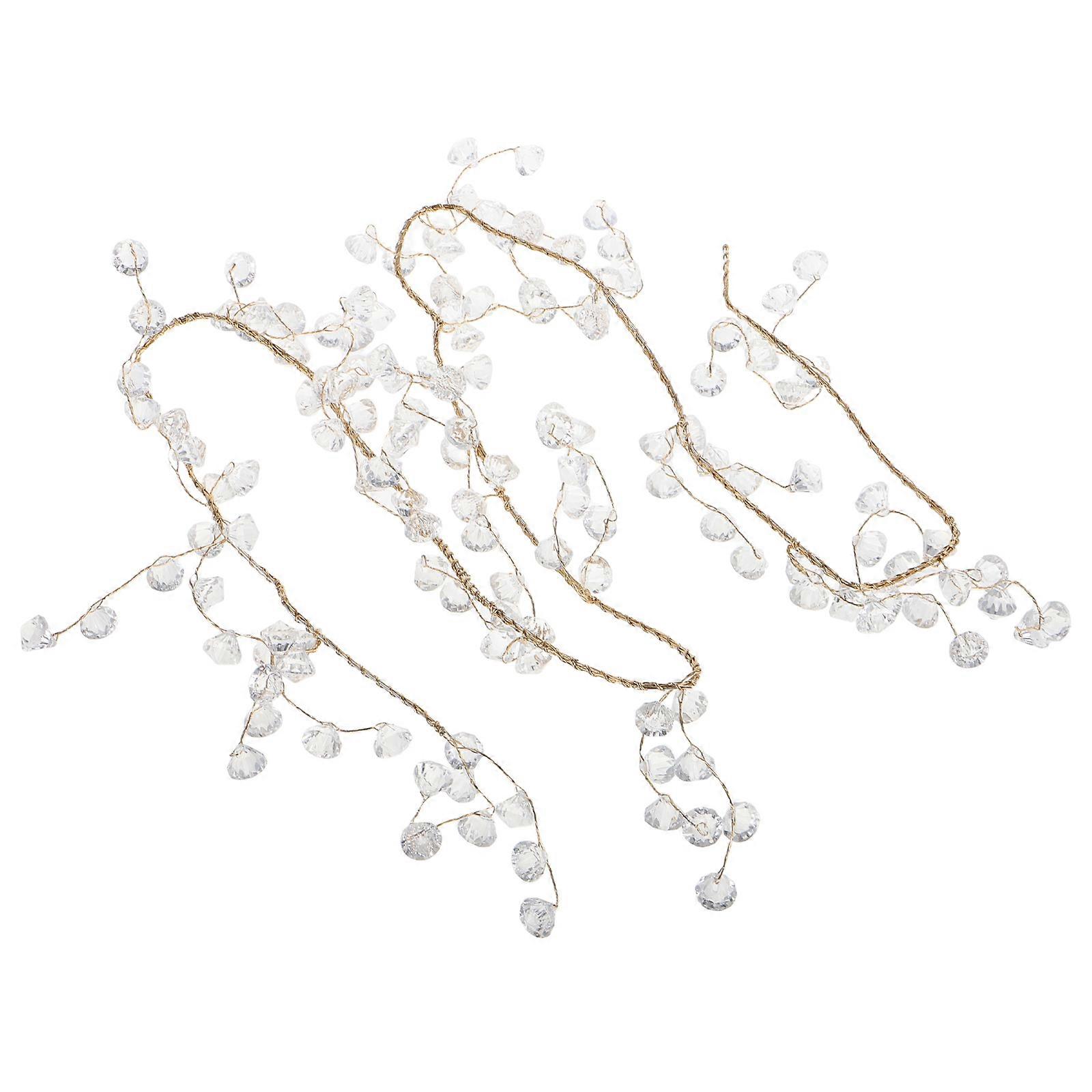 Christmas Garland Decorations For Tree Decor With Elegant Design Transparent Style 1Pack