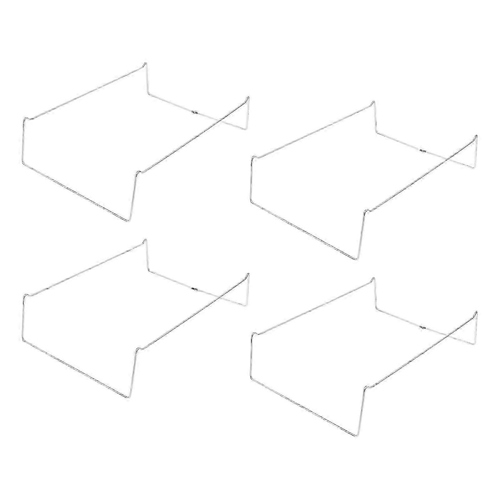 4-Piece Metal Grill Rack Set for Vegetables and Fish BBQ Cooking