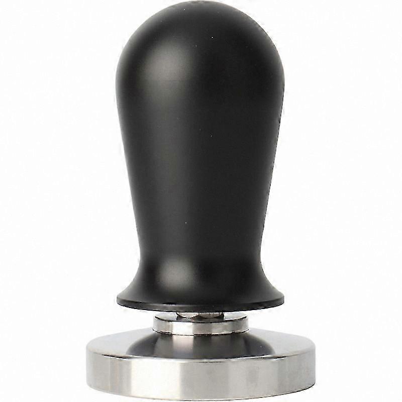 58mm Espresso Tamper with Flat Base, 304 Stainless Steel Calibrated Tamper for Coffee Grounds, Ergonomic Handle Design