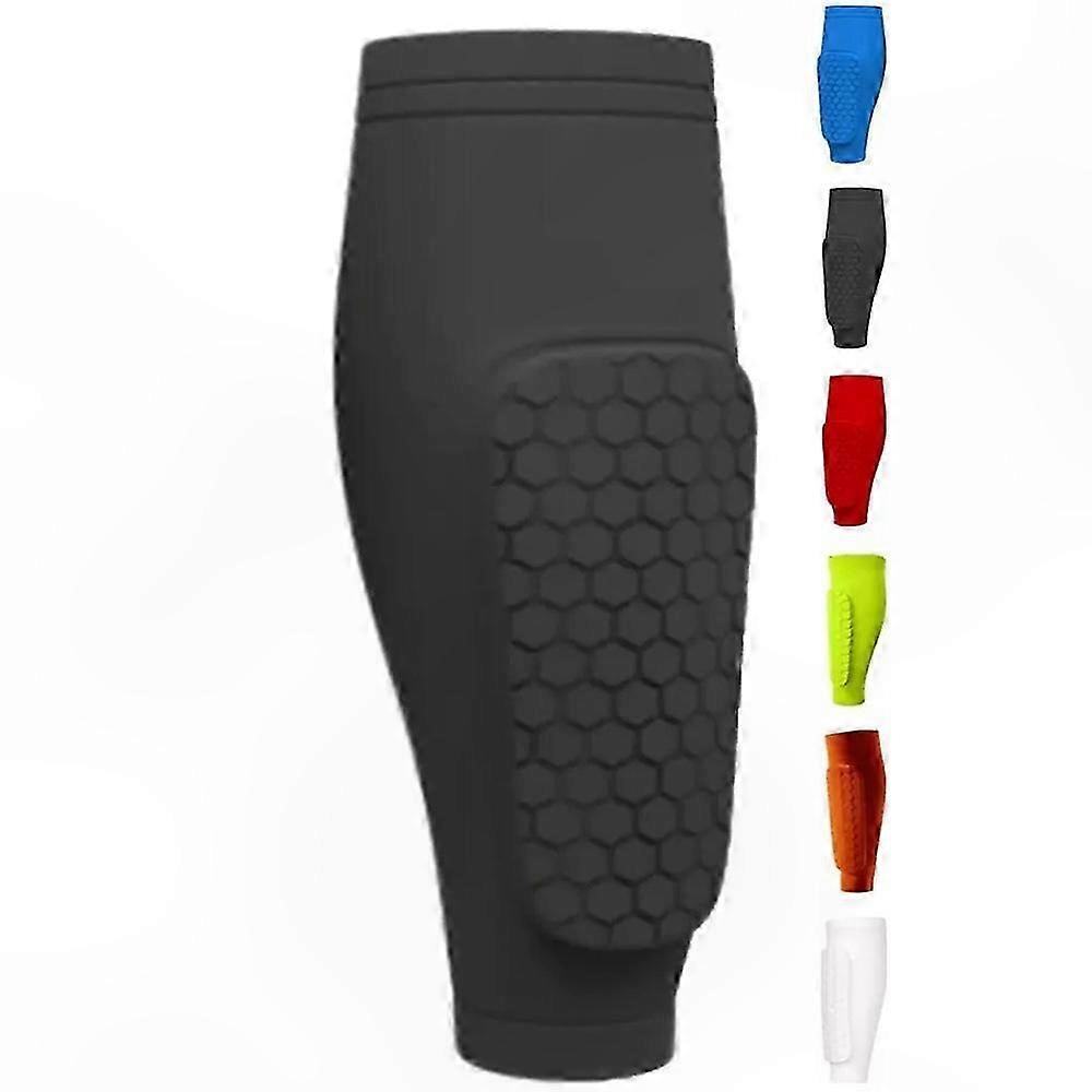 Kids Shin Protector Compression Sleeve with Honeycomb Padding for Comfort and Support during Sports Activities
