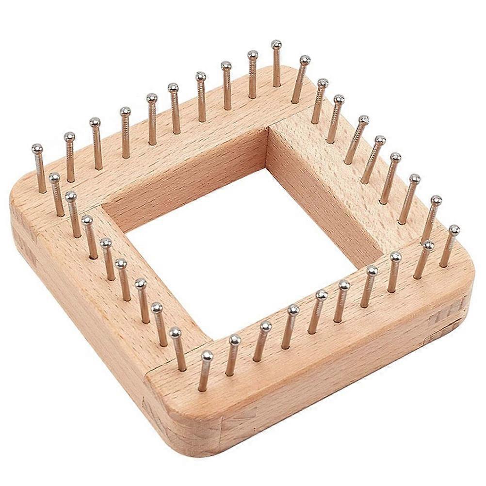 Wooden Knitting for DIY Beige Color Suitable for Beginners and Professionals 7.5 inch