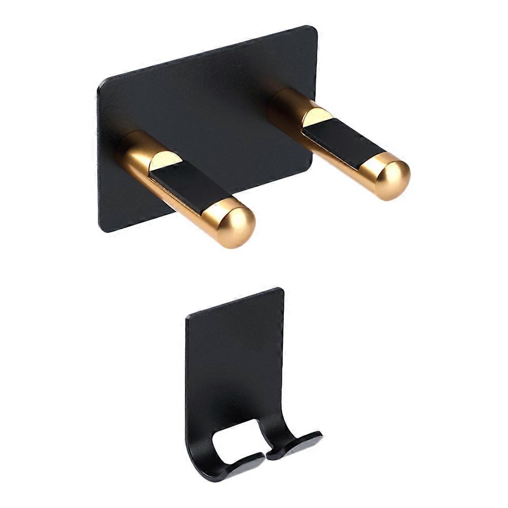 Hair Dryer Holder Rack for Home Assorted Color Metal No Punching Design Fits Bathroom 1 Set