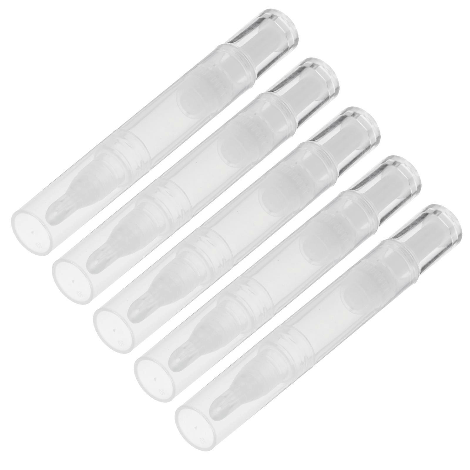 5Pcs Liquid Lipstick Containers Assorted Color Simple and Generous Perfect for Travel Outdoor Indoor