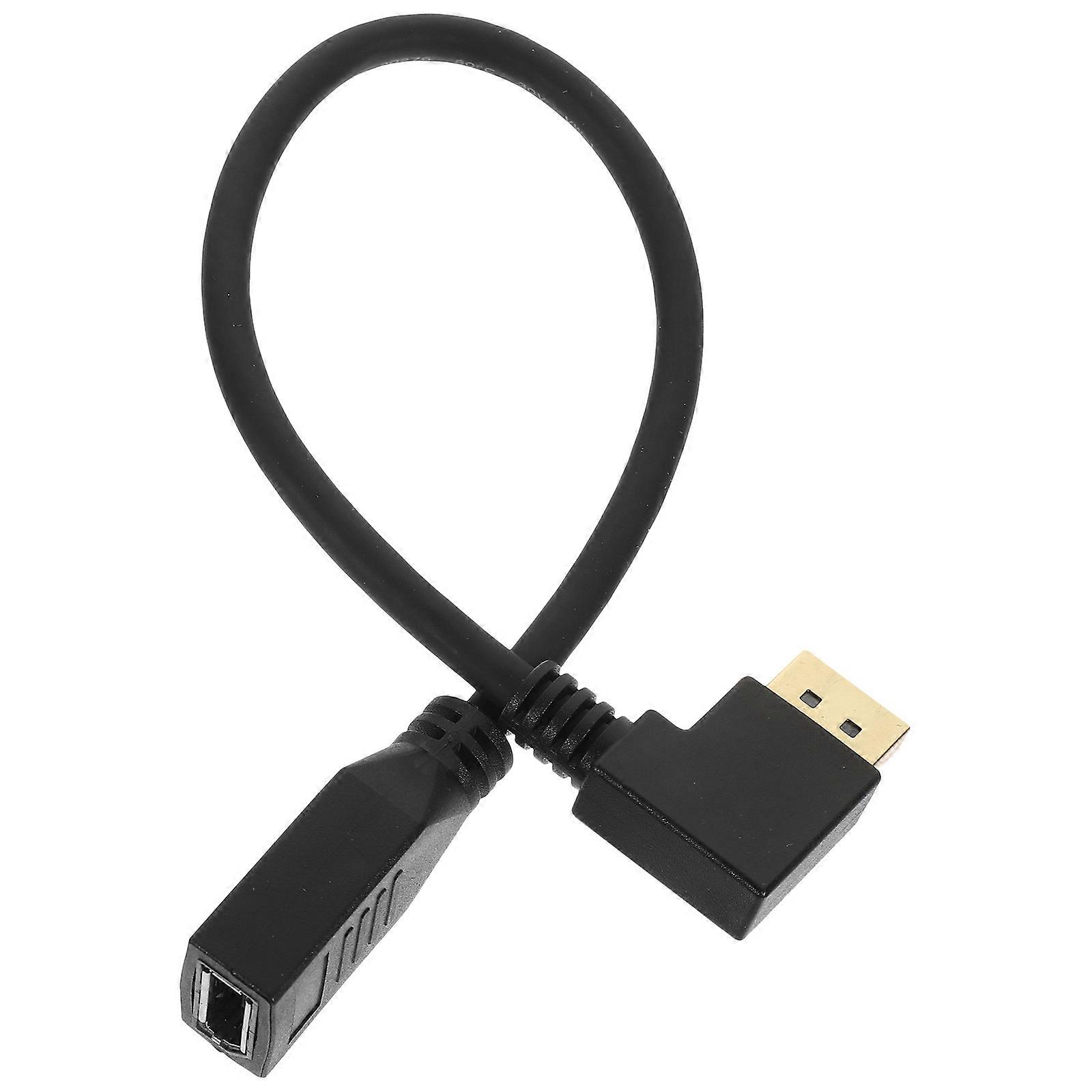 Laptop Video Extend Cable Male to Female for Office or Home Use Black Supports Stable Transmission