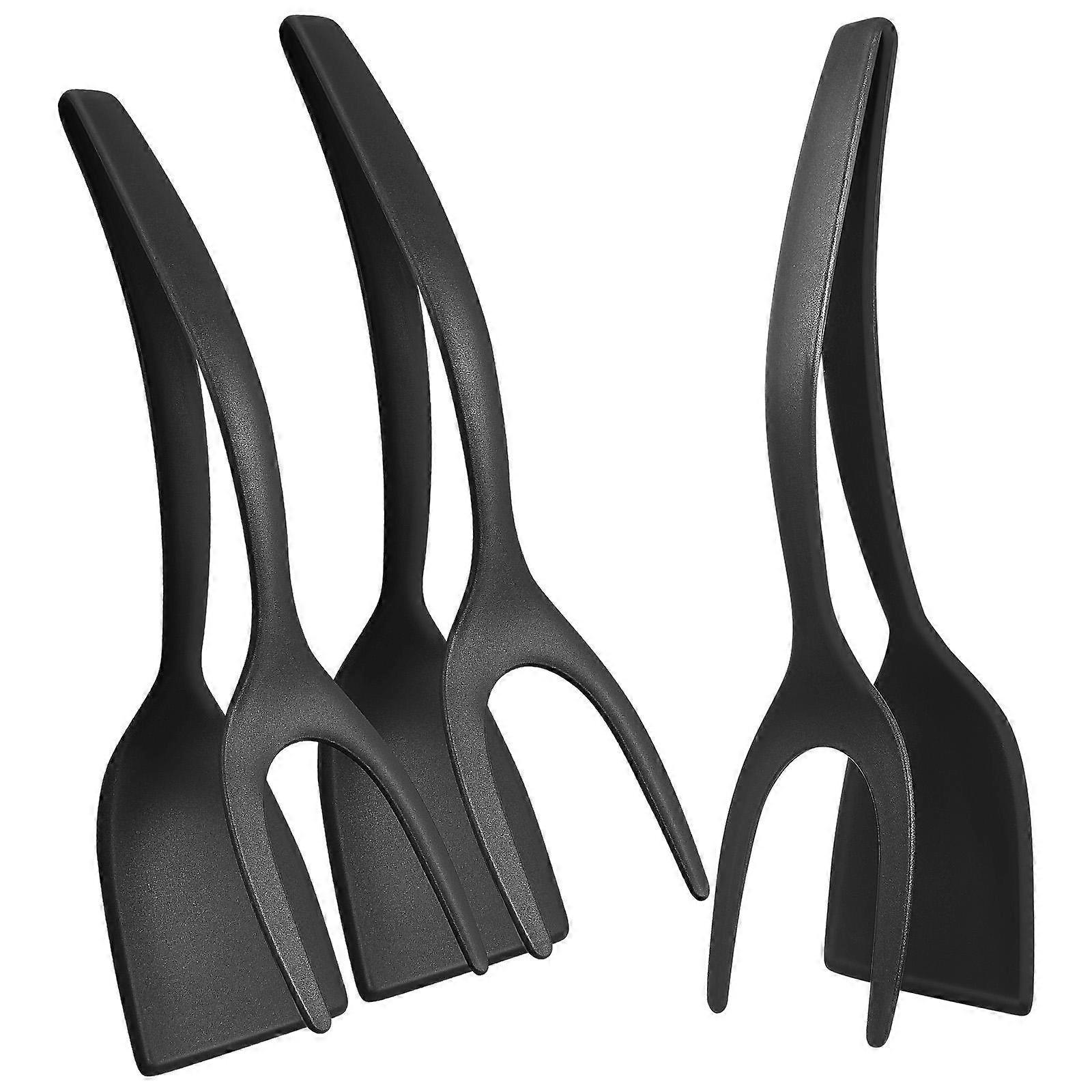 Three Piece Egg Turner Spatula Set For Easy Cleaning And Comfortable Grip Perfect For Home Cooking And Grilling 3Pcs