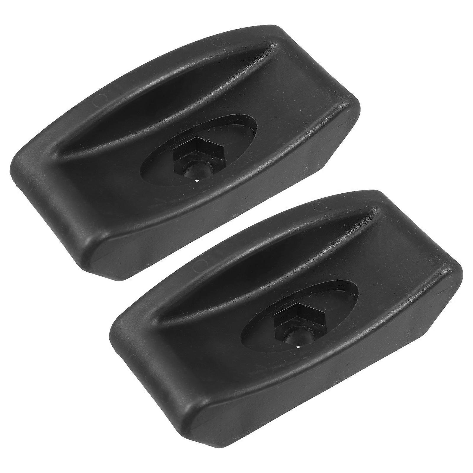 Black Dumbbell Holder 2PCS Rack Saddles For Home And Gym Use With Stable Support And Storage