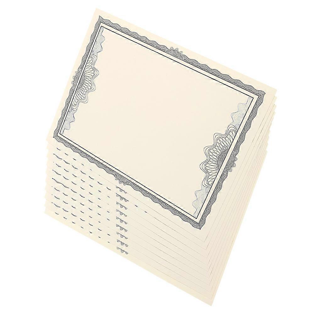 Blank Certificate Paper A4 Format For Award Recipients And Students Allows Versatile Use With Elegant Appearance 15 Sheets