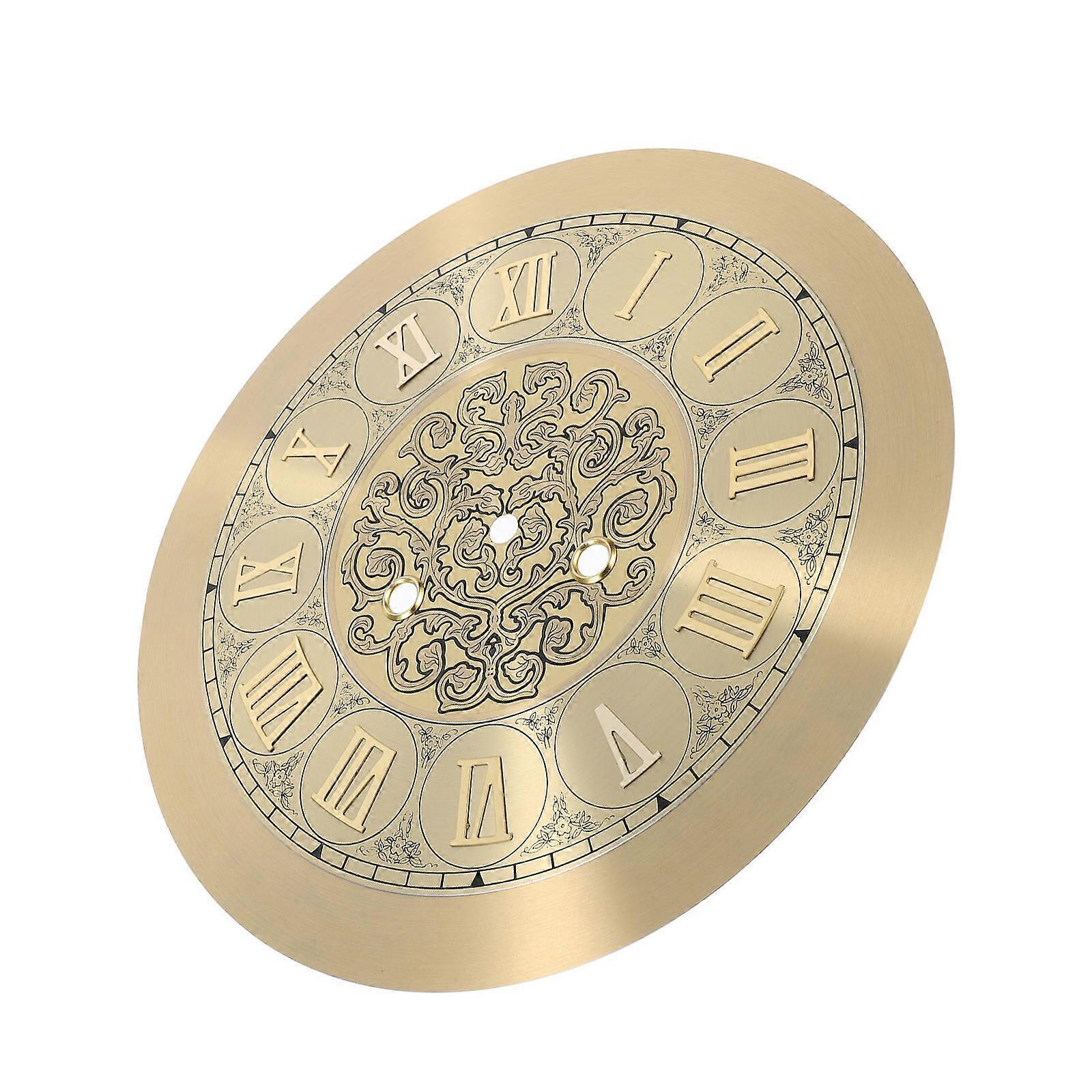 Vintage Wall Clock Dial Face Metal Clock Dial Replacement Accessories