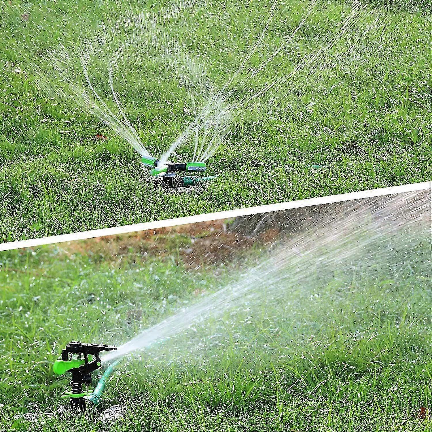 Automatic 360 Rotation Adjustable Large Area Patio Sprinkler System