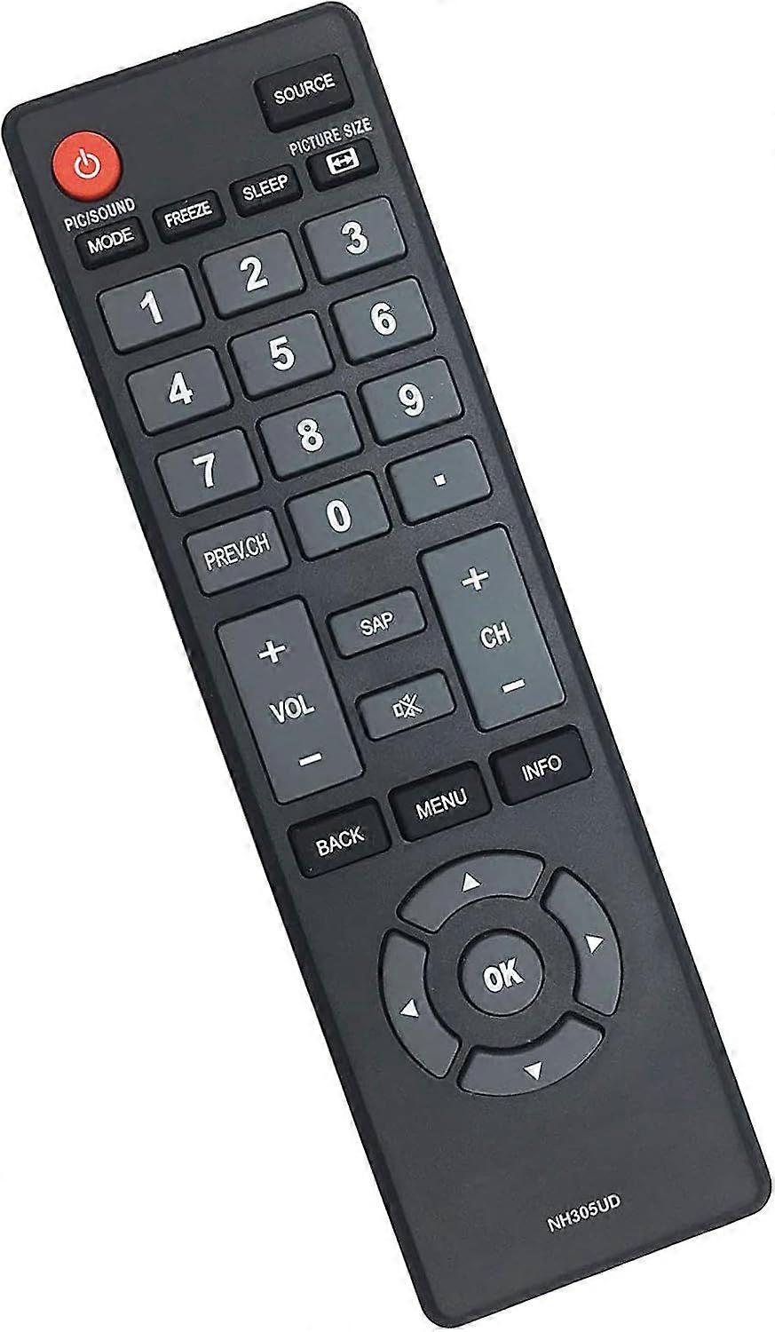 NH305UD Byte av fjärrkontroll för Emerson LCD HDTV TV Svart