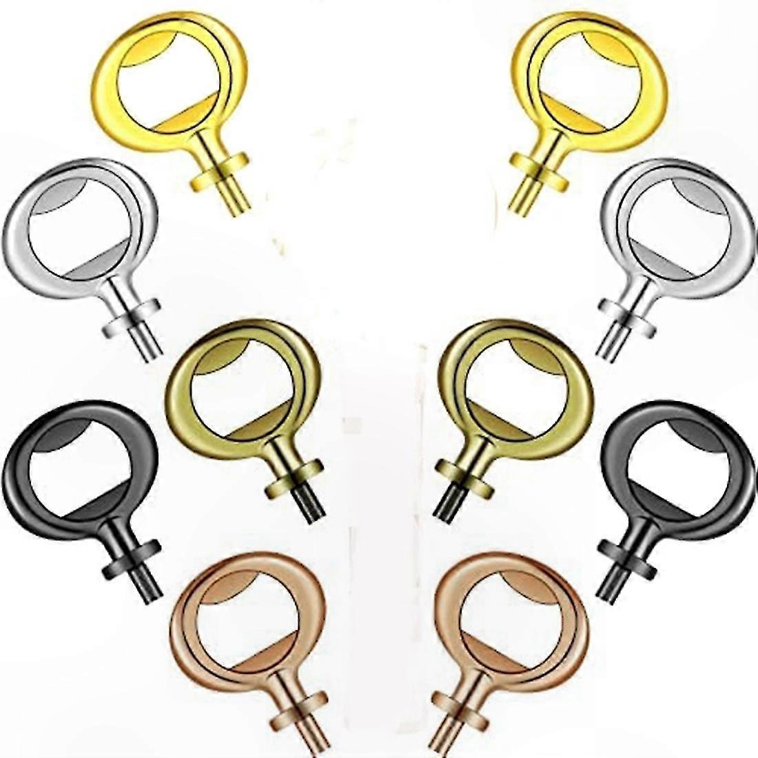 10Pcs Bottle Opener Inserts Hardware Kit for DIY Crafting Projects Beer Opener Accessory for Events and Decor Use