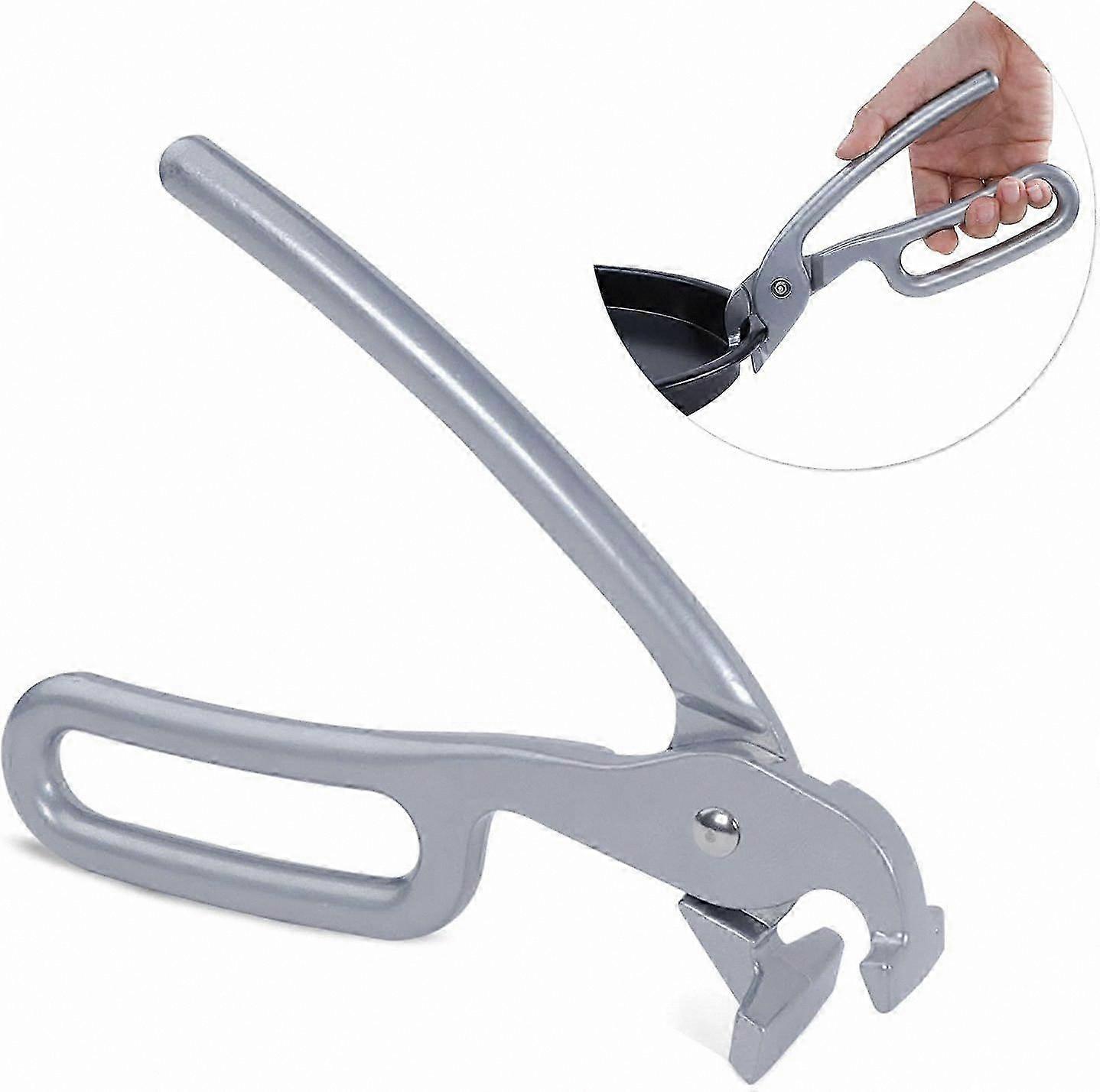 Durable Aluminum Pizza Pan Gripper for Deep Pans, Ideal for Oven and Microwave Use
