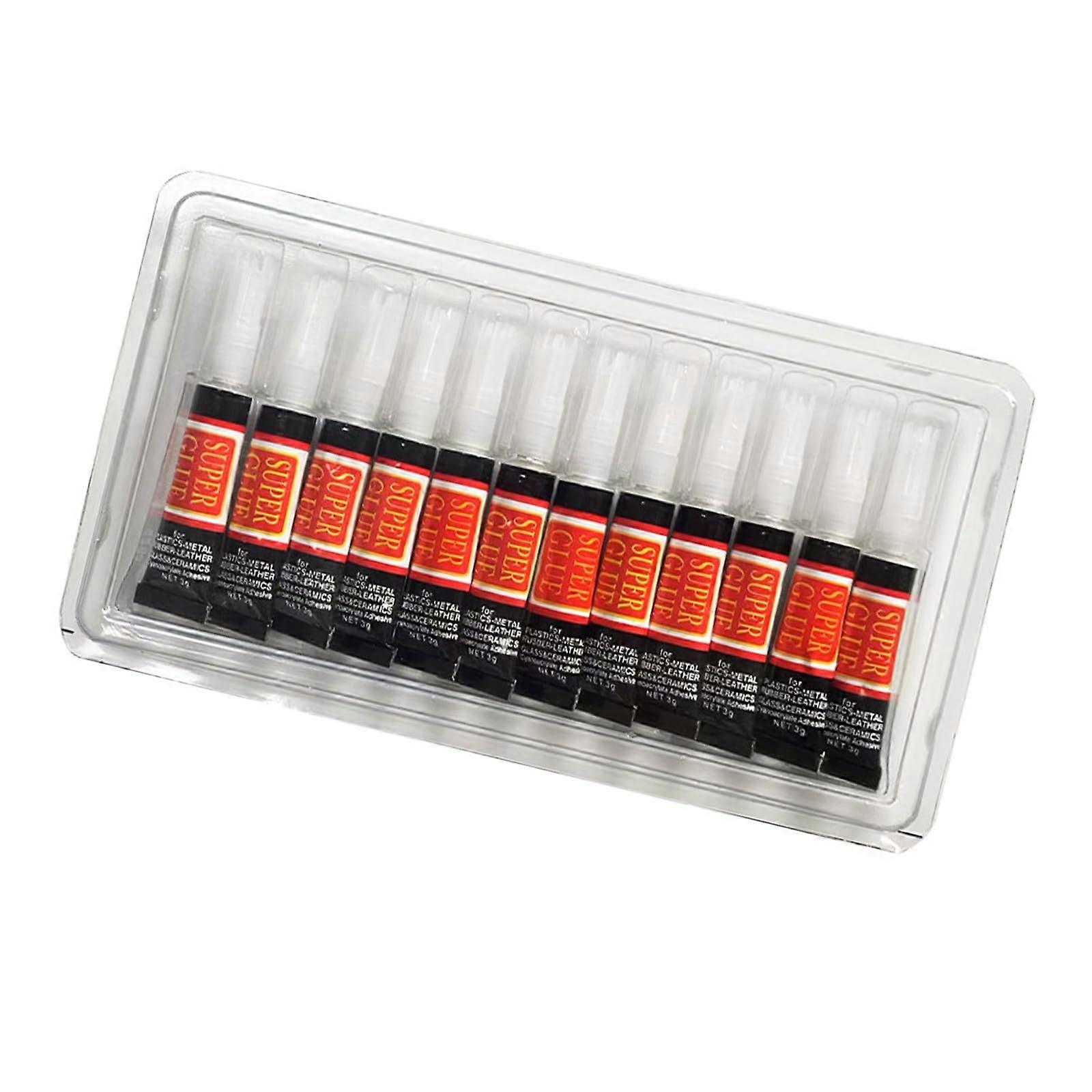12 Pcs Quick Drying Glues Super Glues Instantly  Glues Liquid Glues Strong Adhesive Multifunctional  Glues