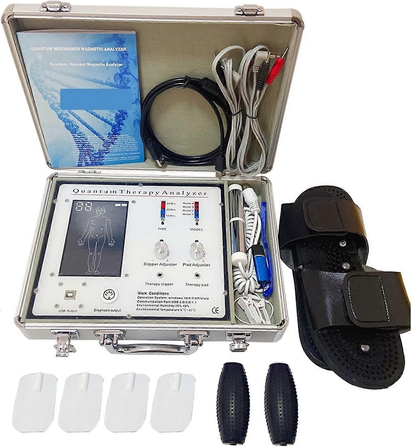 Quantum Resonance Magnetic Analyzer, 3 in 1 Body Health Analyzer with Therapy