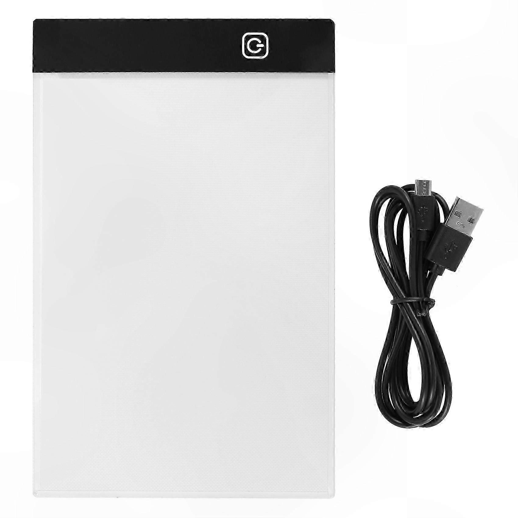 A5 LED Light Pad with Three Dimming Levels, Eye Protection for Diamond Embroidery and Crafting Tools