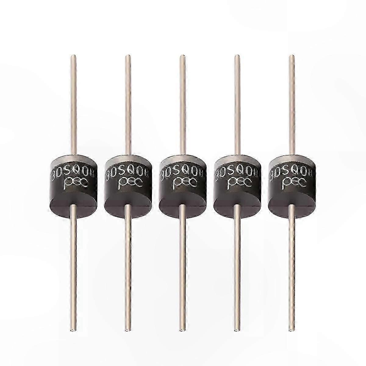 5-Pack 30A 45V Schottky Diodes for Solar Applications Bypass and Blocking Functionality