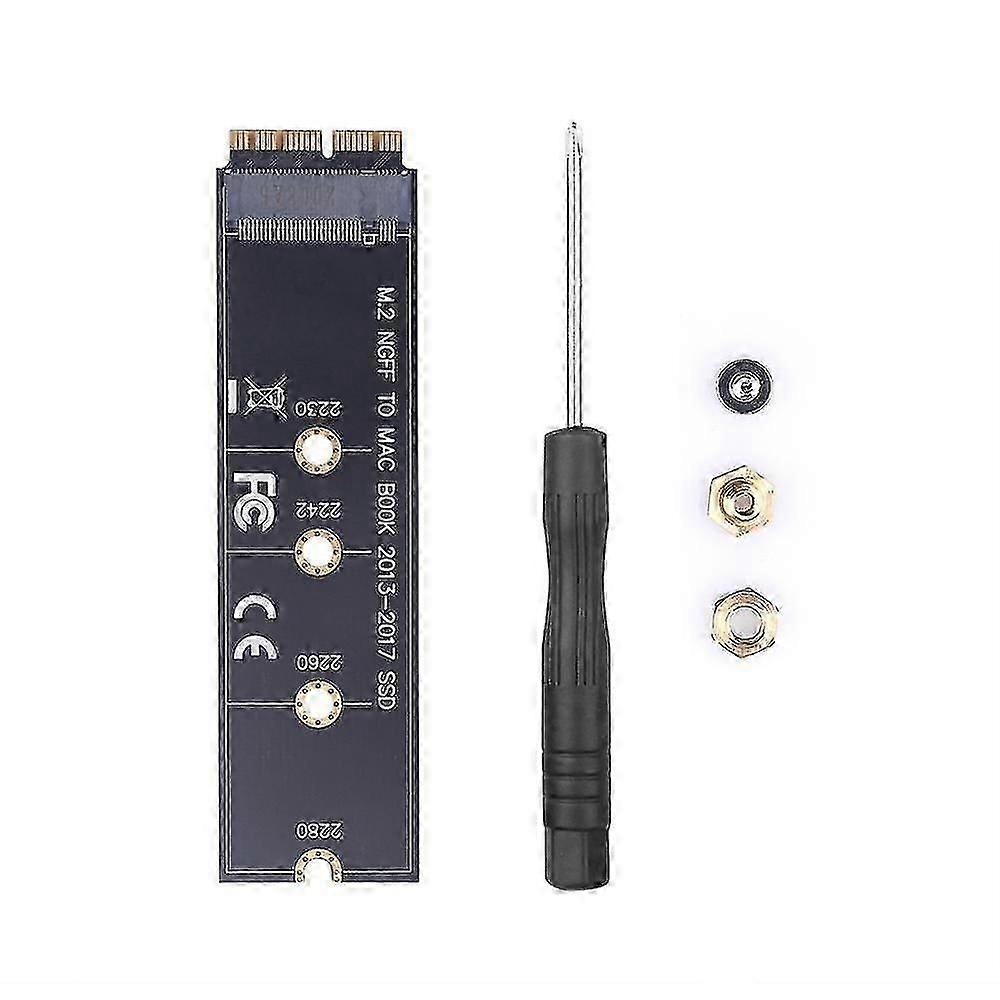 M.2 NVME SSD Convert Adapter Card for MacBook Air Pro Retina 2013-2017 NVME/AHCI SSD Upgraded Kit For A1465 A1466 A1398 A1502