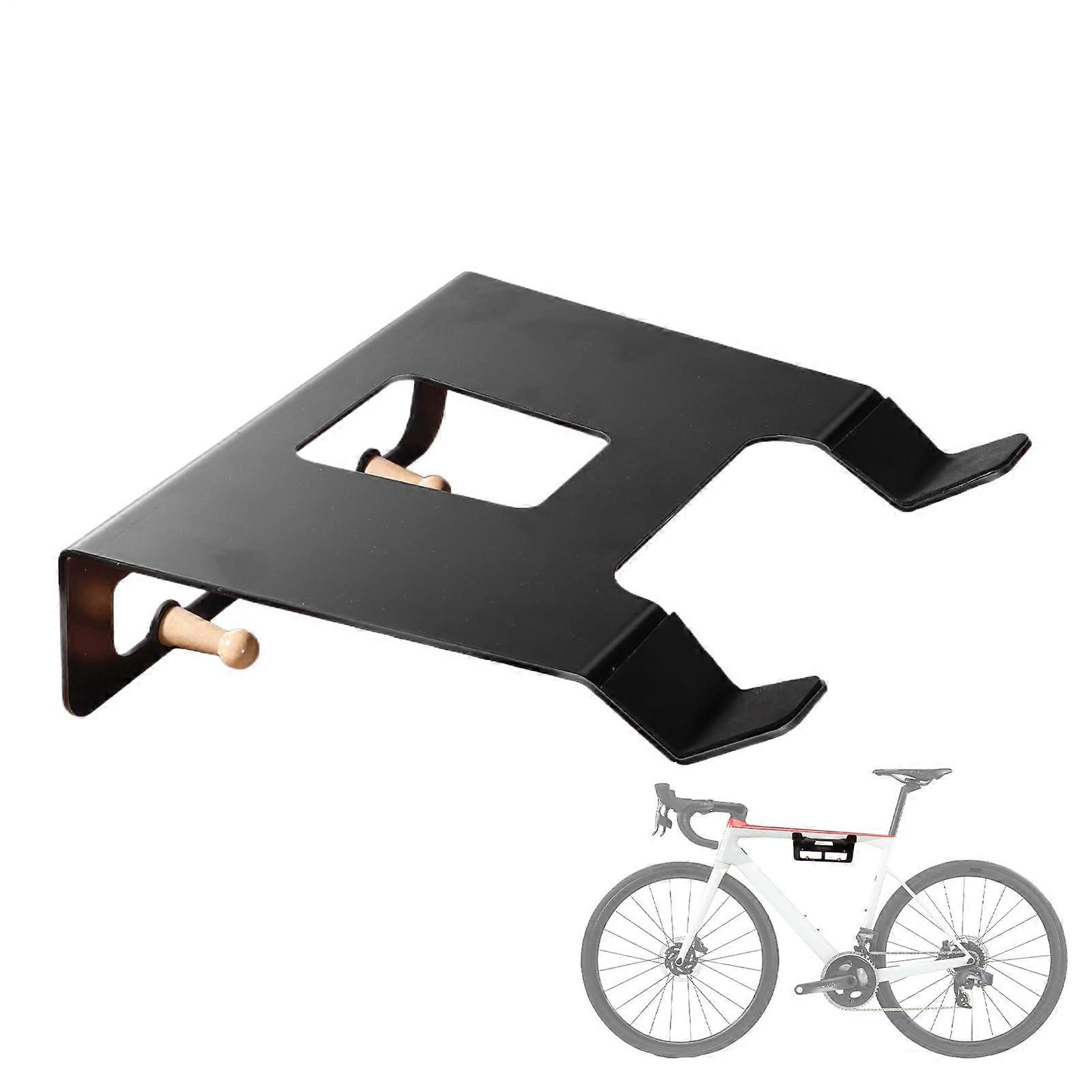 Indoor storage rack, with wide wall bracket, horizontal garage storage hooks for bicycles, sturdy garages of the bike Ref: 2495