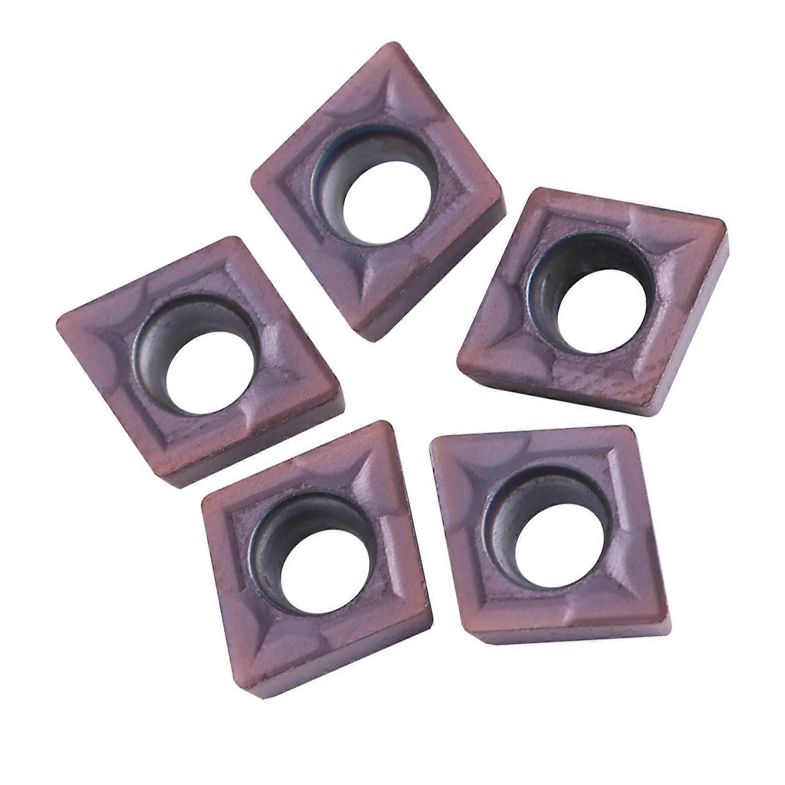 10pcs CNC Carbide Tips Inserts Blade Cutter Lathe Turning Tool With Box CCMT060204 VP15TF