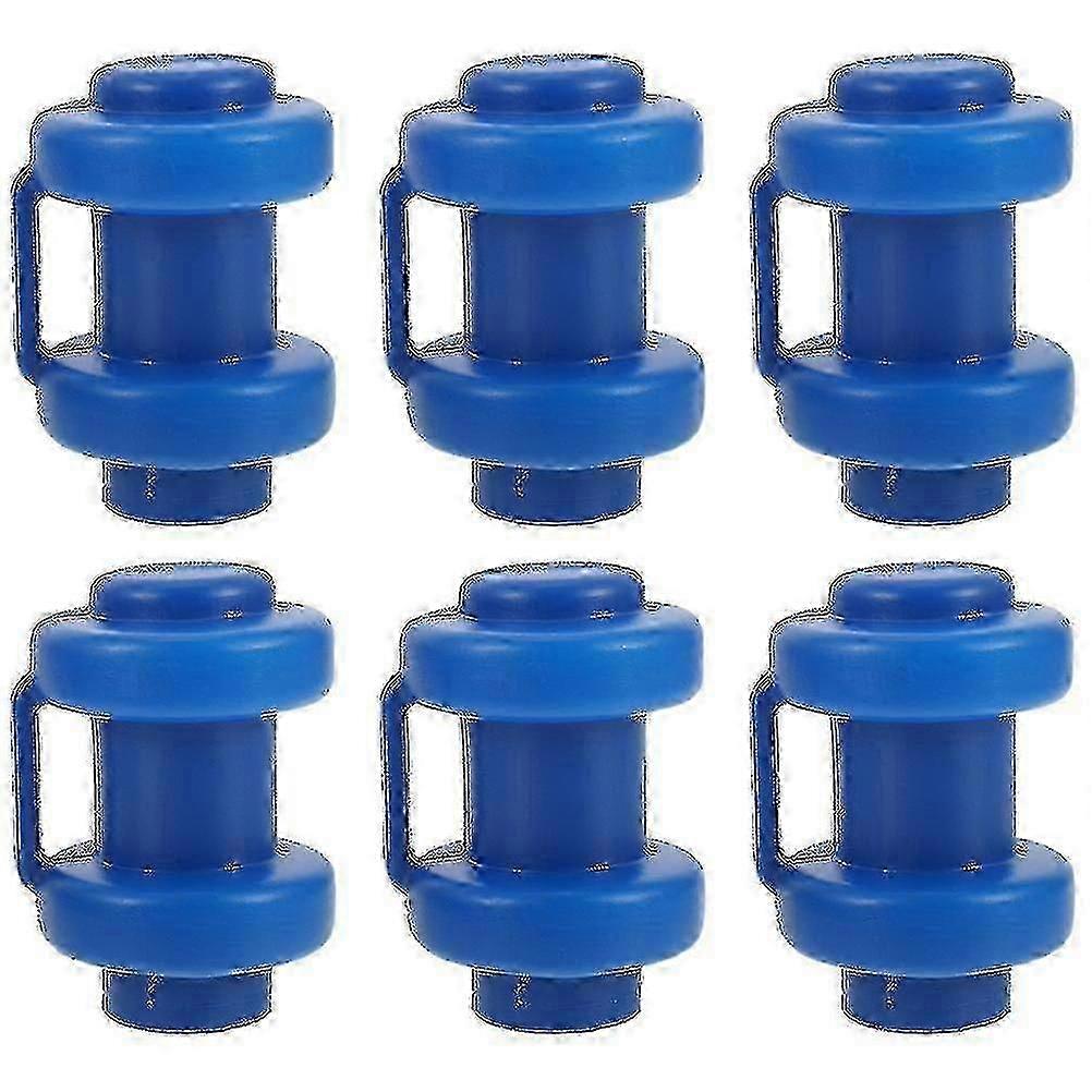 6 قطع قبعات قضيب الترامبولين ، ملحقات عمود الترامبولين ، أغطية صافية الترامبولين ، قطع غيار الترامبولين البلاستيكية ، مكونات الترامبولين البديلة