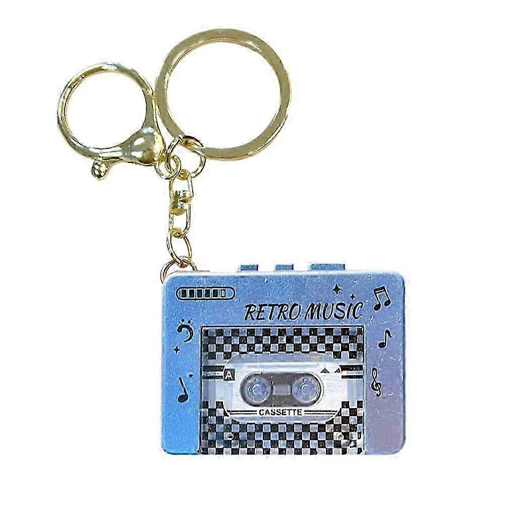 Miniaturowy odtwarzacz kaset retro