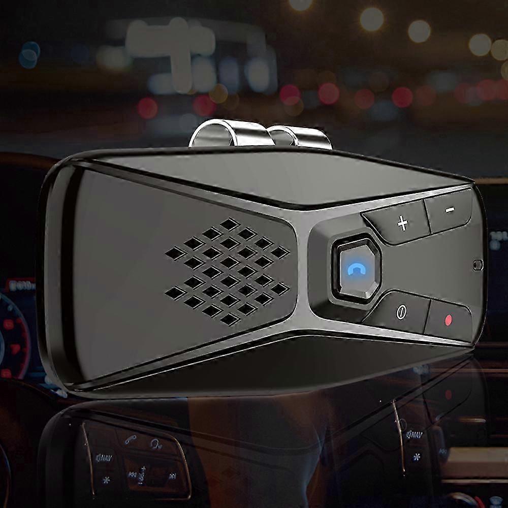 New In-Car Speakerphone V5.0+EDR Wireless Handsfree Car Kit MP3 Music Player for IPhone Android Dropship