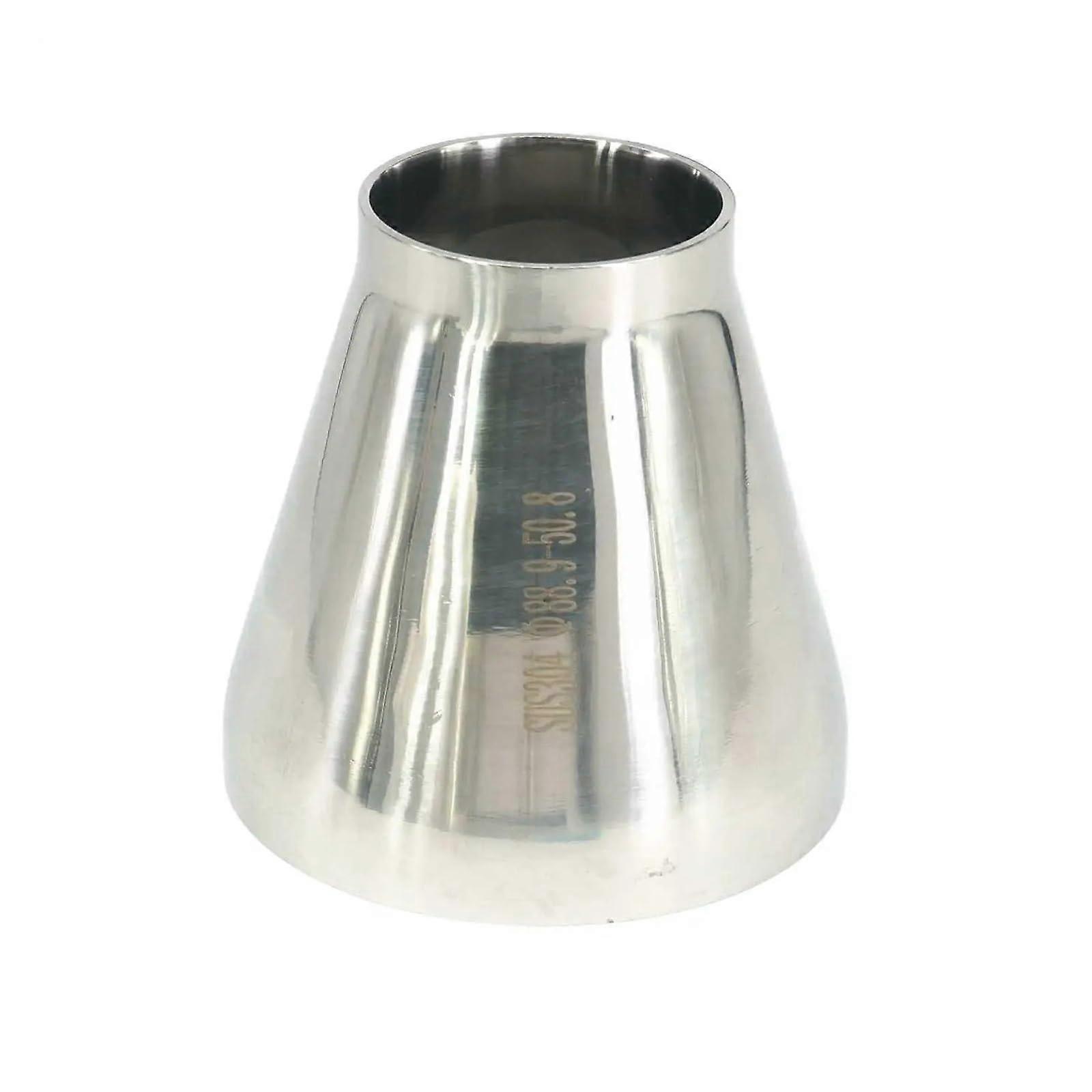 Concentric Reducer 304 Stainless Steel Welded, 89mm51mm, Homebrew Pipe Fitting