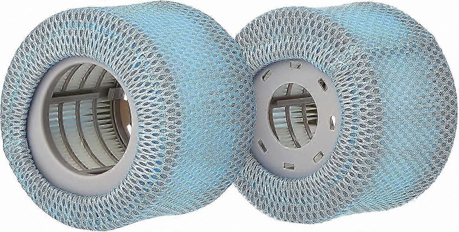 2 Pack Whirlpool Filter Cartridges with Protective Nets for Hot Tubs and Spas Replacement Parts Accessory Kit