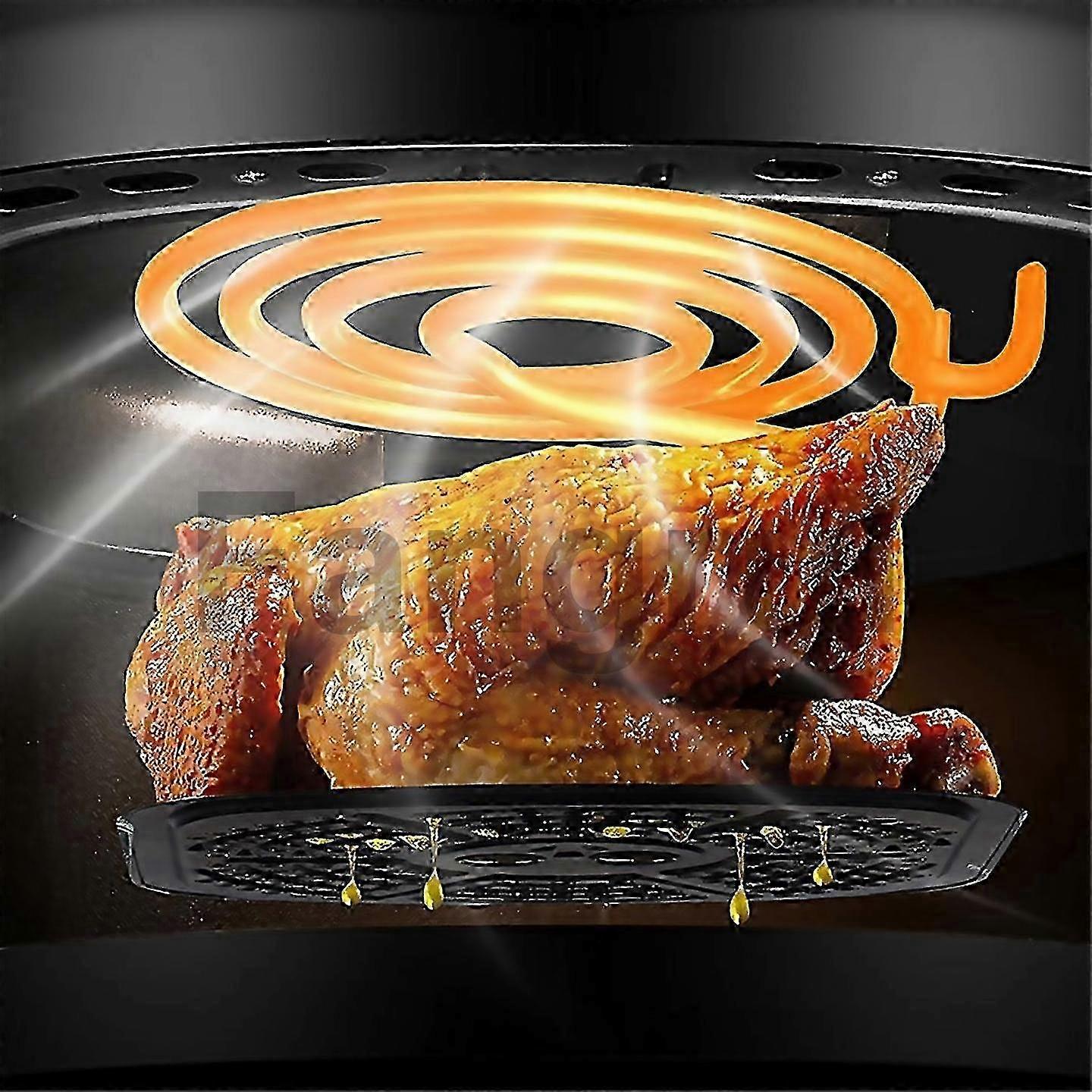 Pro fritézu Smart Touch Screen Air Fryer Vizuální elektrická fritéza US Plug černá