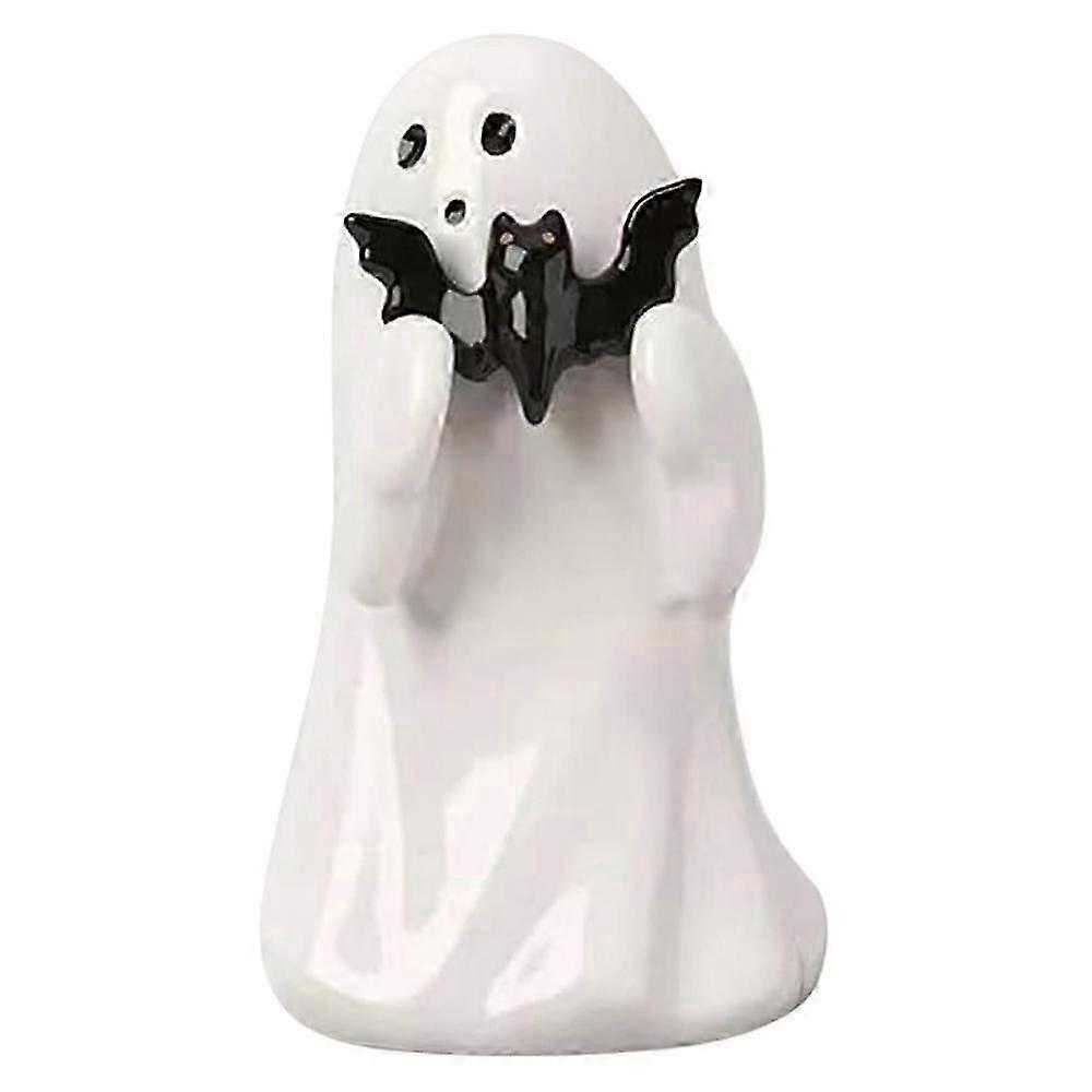 2025 Resin Small Scary Ghost Figurine Halloween Ghost Statue Sculpture, Spooky Home Decoration for Coffee Table Display Gift