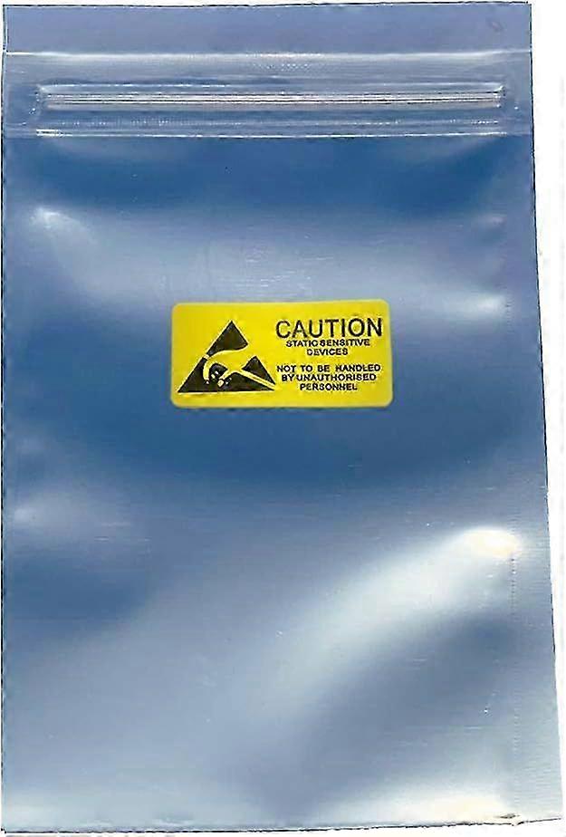 200pcs Anti Static Bags,ESD Bags 3.93X5.9in/10X15cm Resealable for SSD HDD with 200pcs Labels,Translucent Antistatic Bags for Varieties of Elect