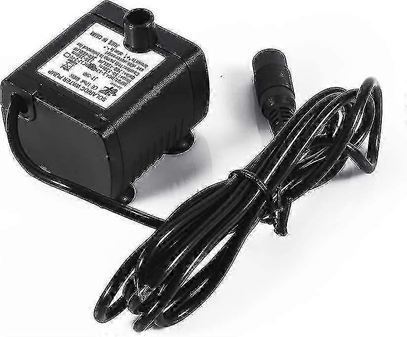 Solar fountain pump for decorative water display