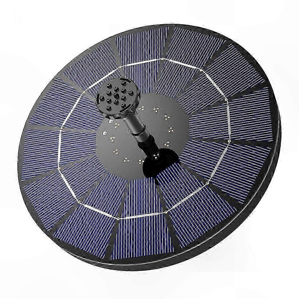 Solar-Powered Floating Fountain with 6 Effects for Ponds, Pools, and Fish Tanks