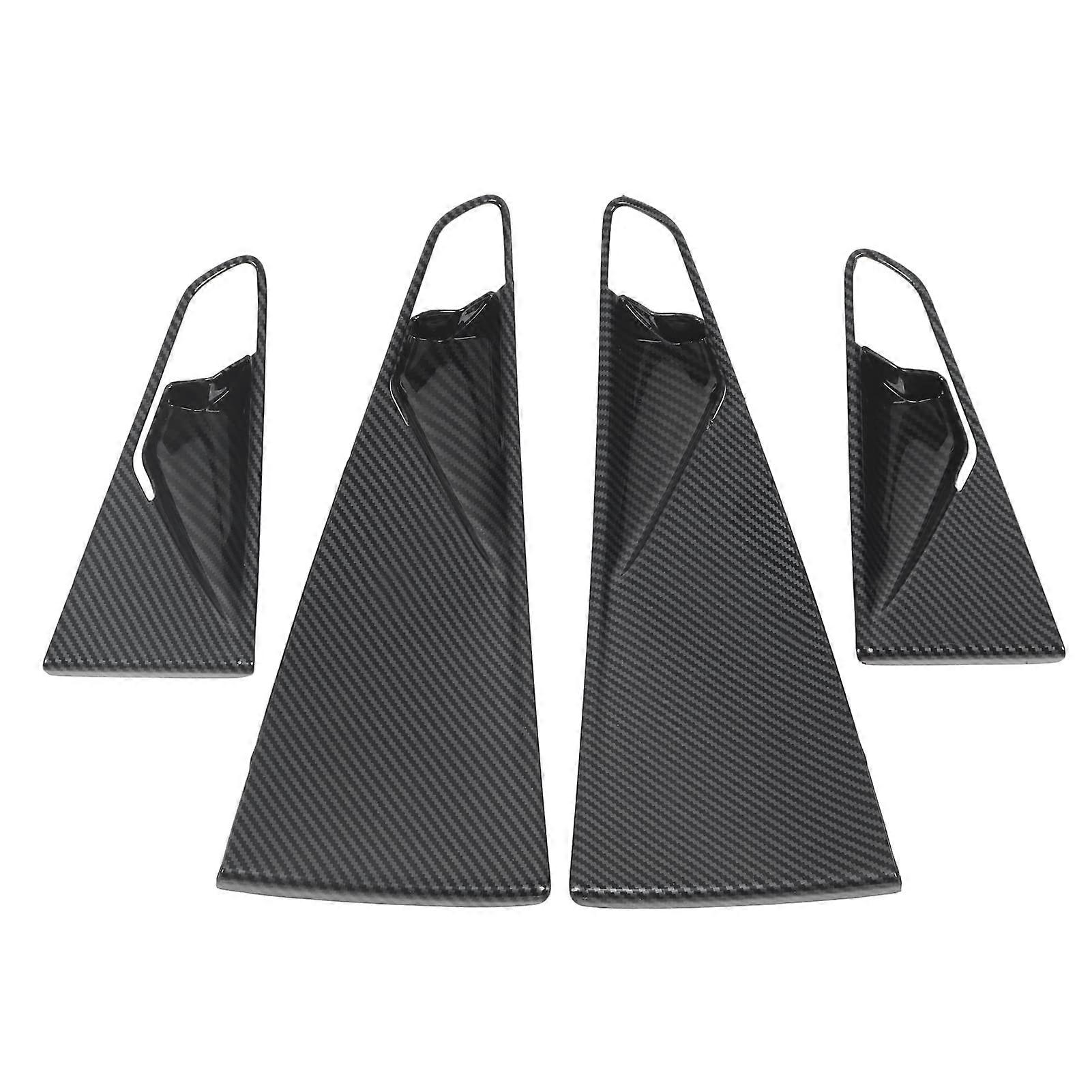 Door Handle Bowl Frame Sticker - 4 Pcs Carbon Fiber Inner Cover for Crozz 2021 2022 Model, Durable and Stylish