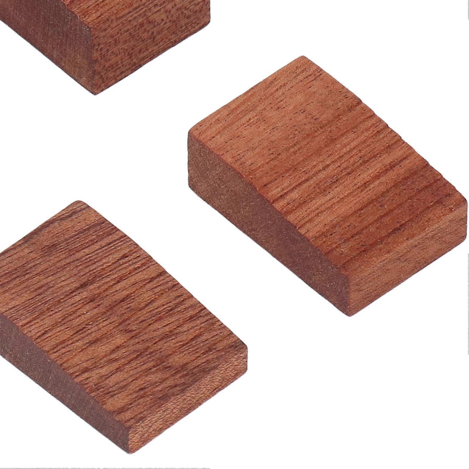 4-Piece Floating Tremolo Adjustment Block, 4 Sizes, Mahogany Wood Bridge, Floating Tremolo Stop