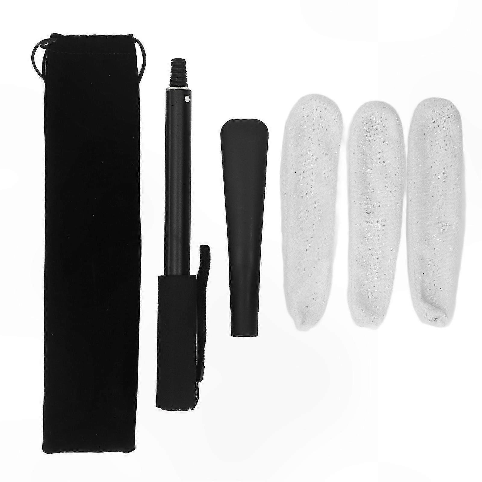 Retractable Handle Foot Scrubber with 3 Drying Covers for All Ages and Needs