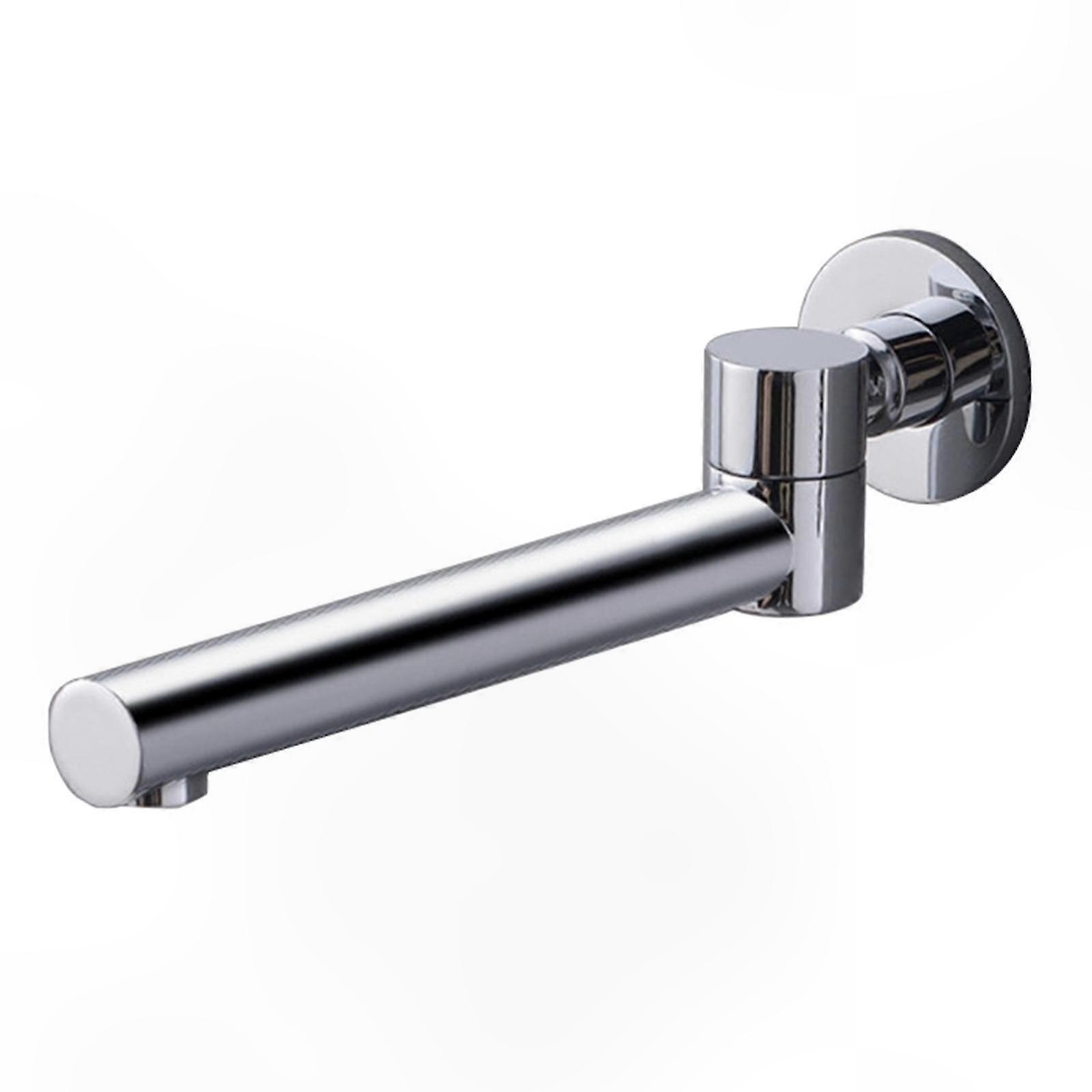 Single Handle Wall Mount Faucet with Dual Holes for Hot and Cold Water Bathroom Sink Mixer Tap Foldable Design Portable Basin Taps