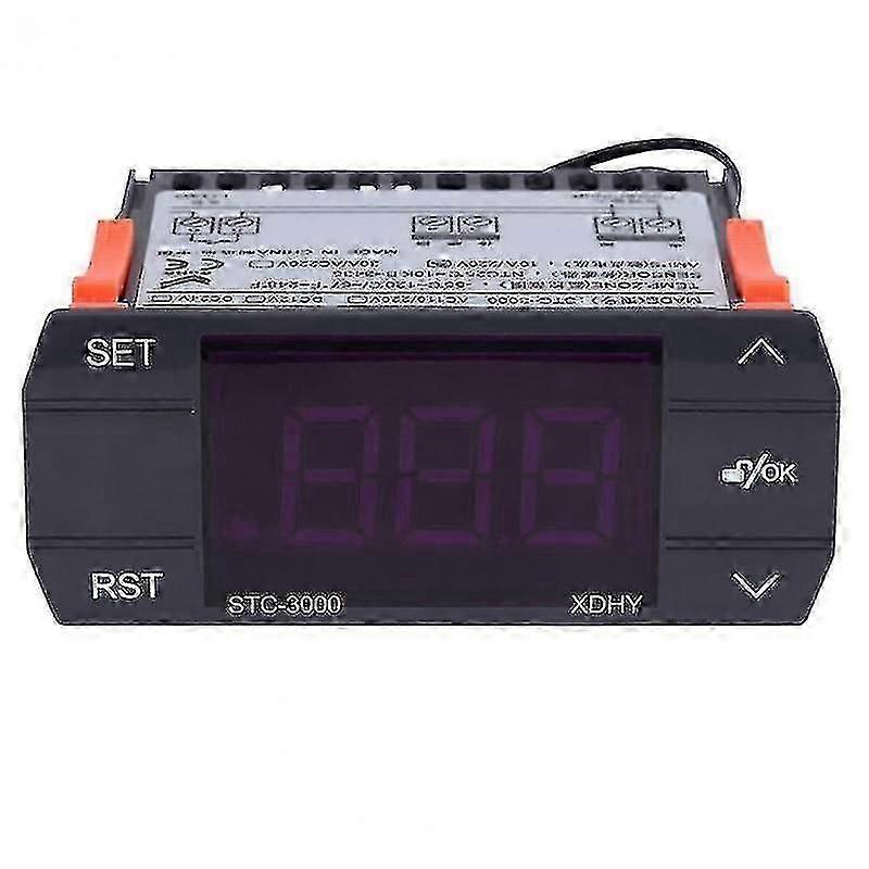 Stc-3000 110v-220v 30a Press Digital Temperature Controller Thermostat With Sensor Controlling Tool