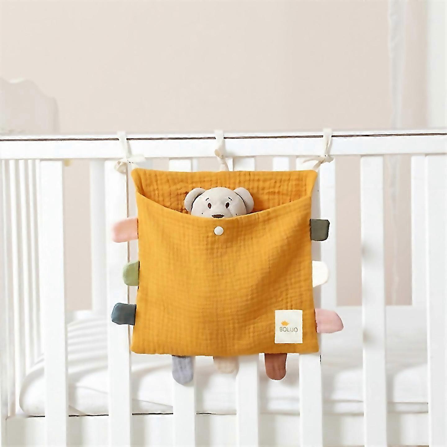 For Baby Bed Side Organiser Cotton Bed Storage Bag