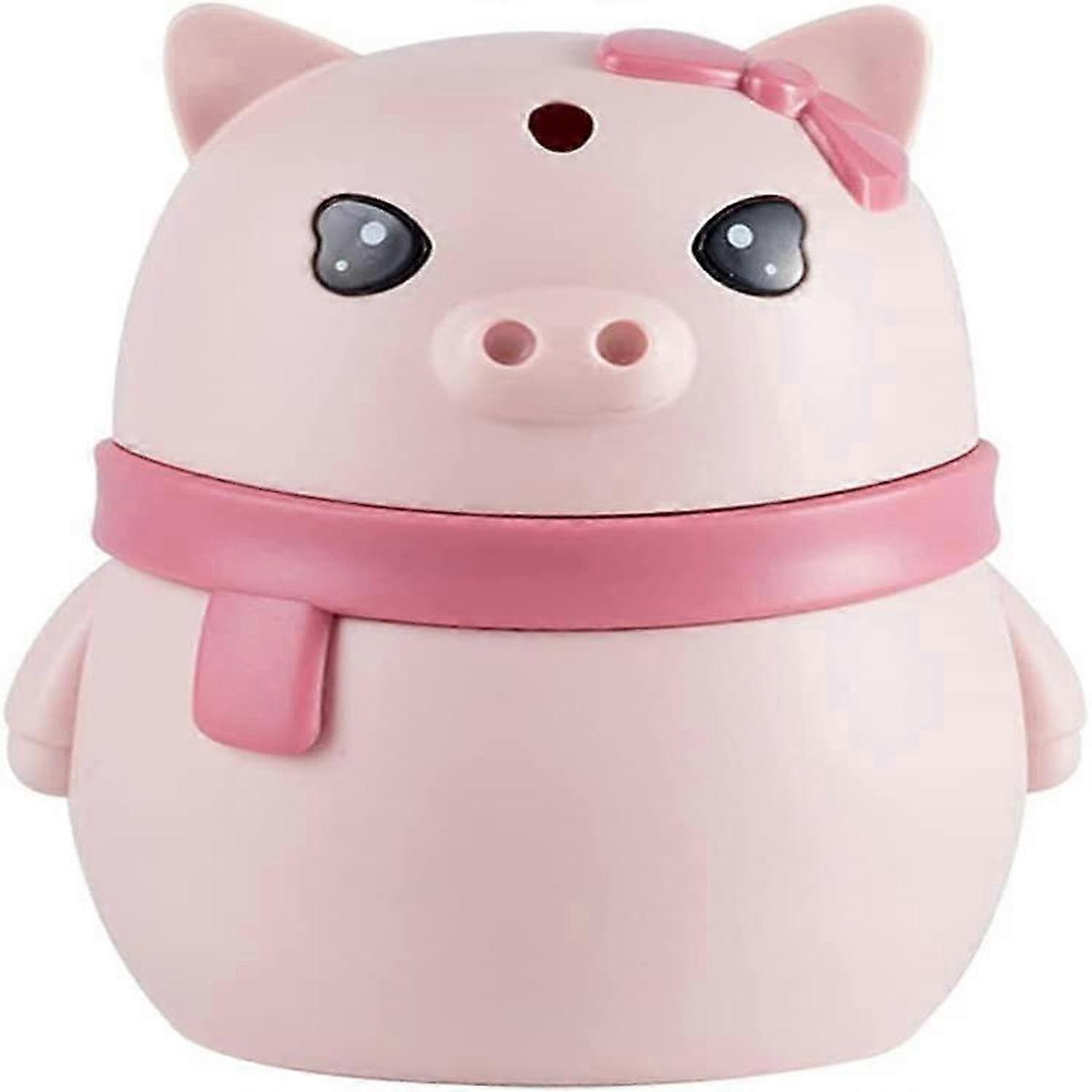 Automatic Toothpick Dispenser Cute Pig Shape Pop- Up Toothpick Holder Storage Box