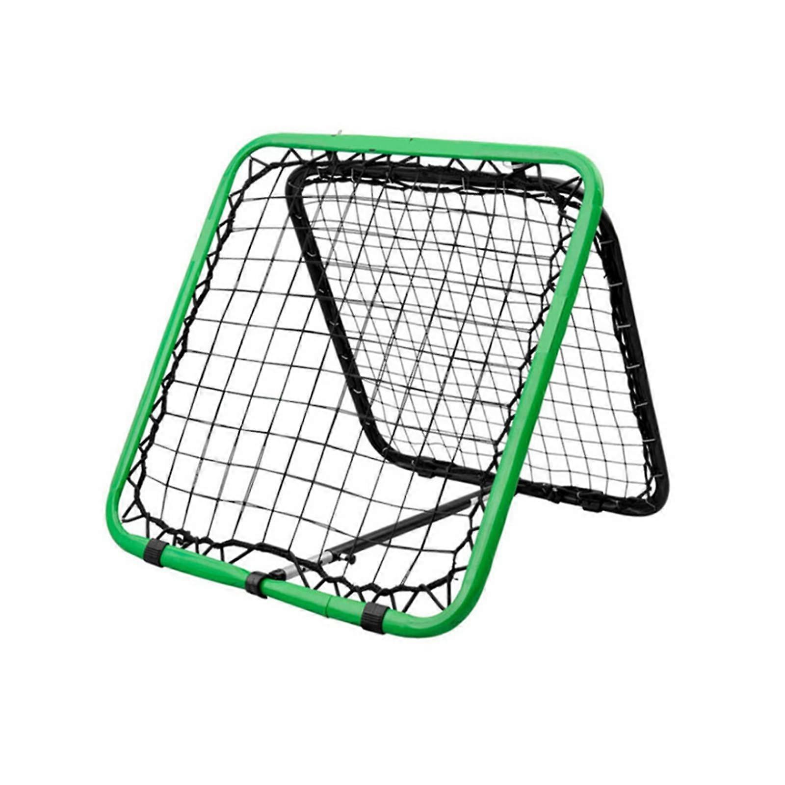 Rebounder Net Football Practice Rebounder DoubleSided Training Net 75x75cm Green