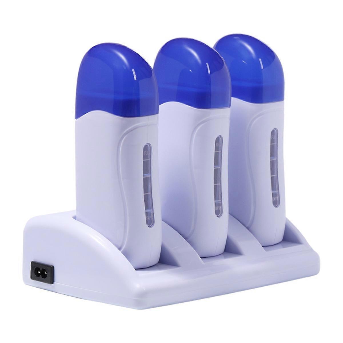Cartridges Warmers for Women Men Body Waxing Hair Removal with Heater Base for Leg Bikini EU Plug