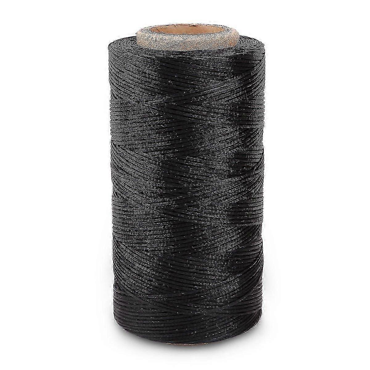 Flat Wax Wire Coil 260m Δερμάτινο Δέρμα Diy Diy Black-haoyi
