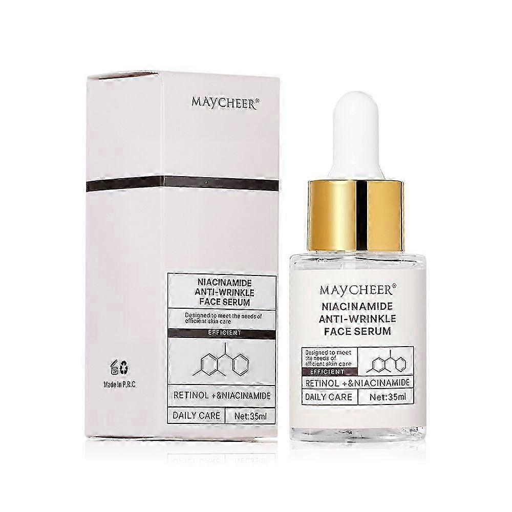 2025 Niacinamide Anti-Wrinkle Face Serum with Retinol, 35ml Dual-Action Formula for Collagen Boosting, Barrier-Strengthening & Fine Lines Reduction