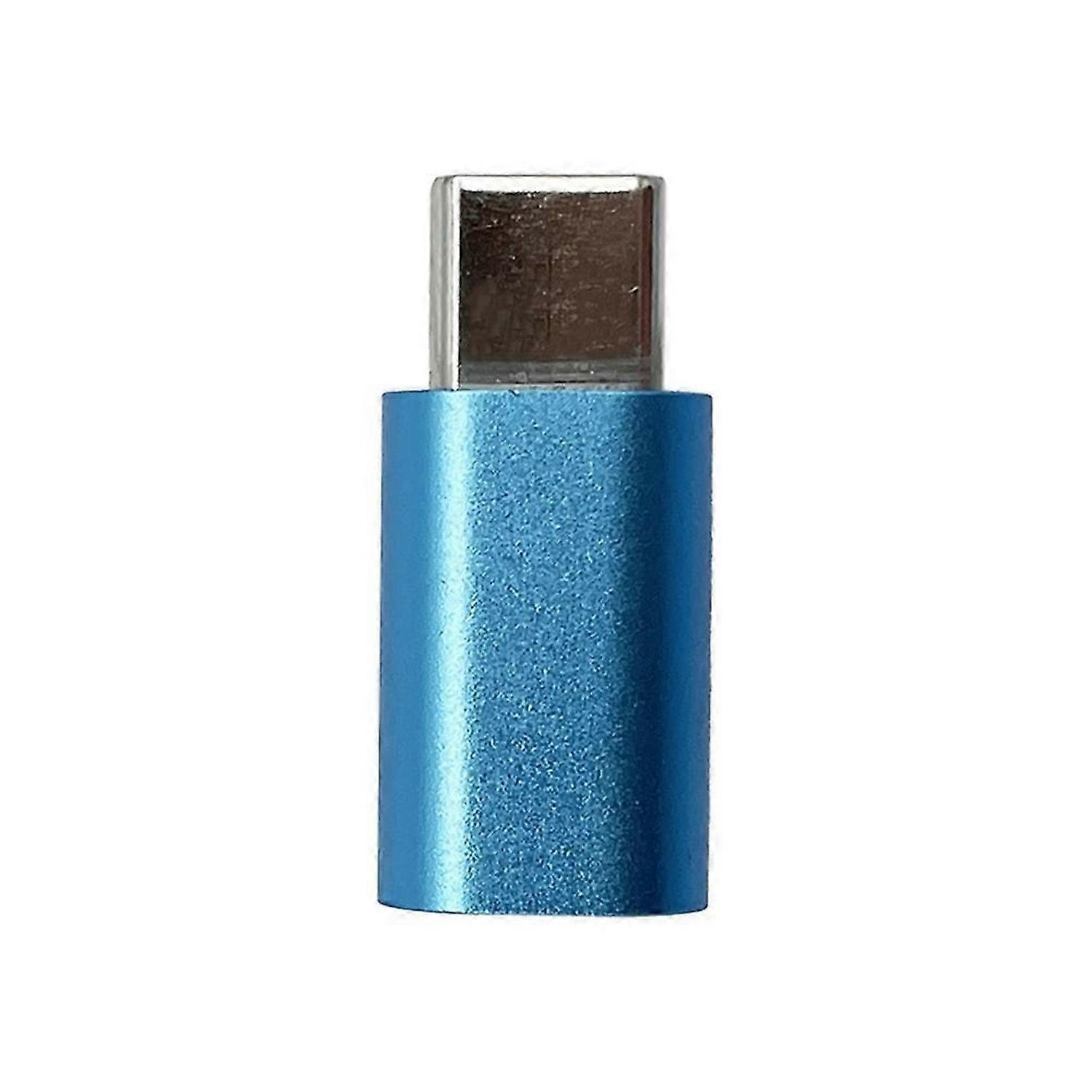 USB C Data Blocker, USB C to C Data Blocker Blocks Data Blue