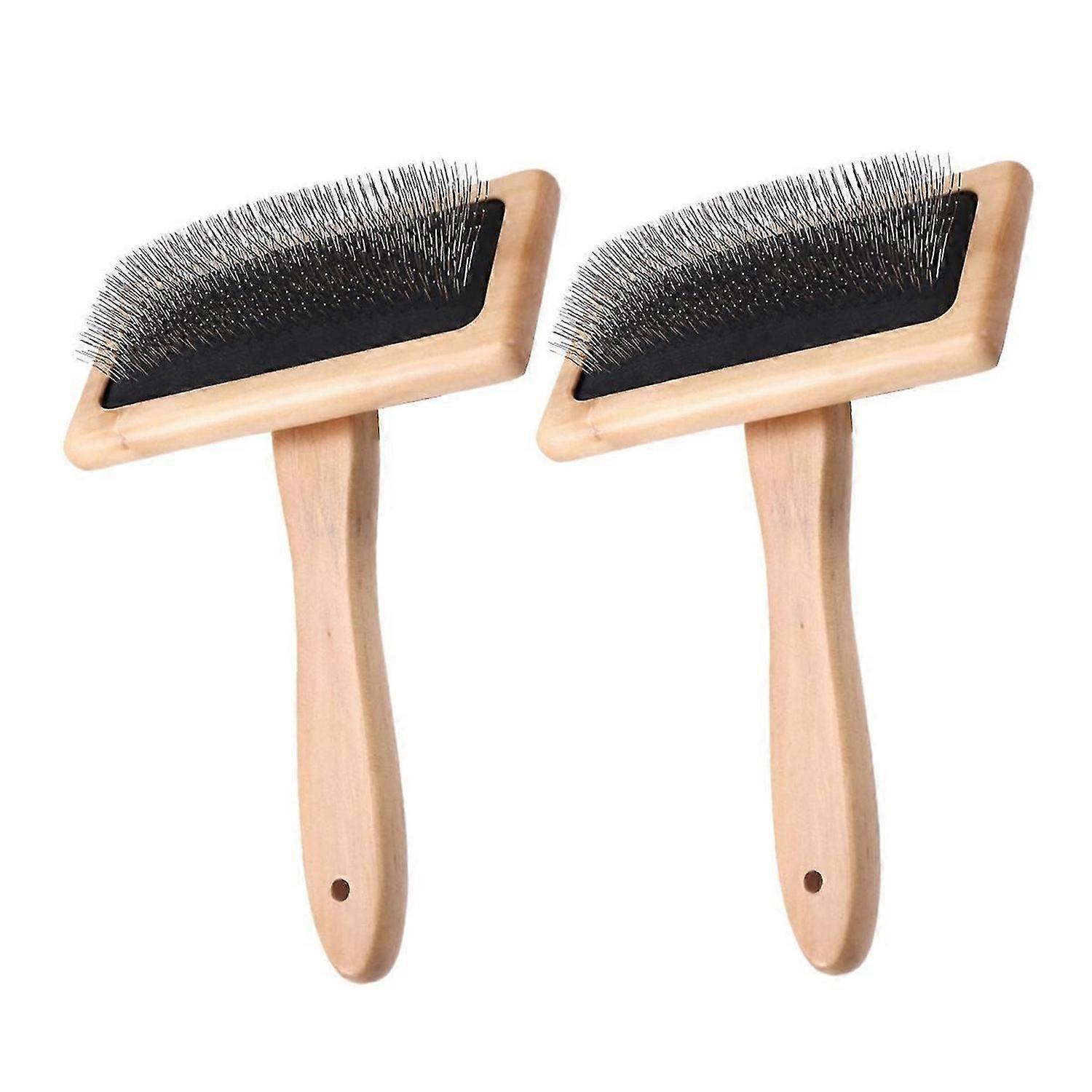 2PCS Wool Carders, 6.1X4.8Inch for Wool, Craft Wool Felt Mixing Tool