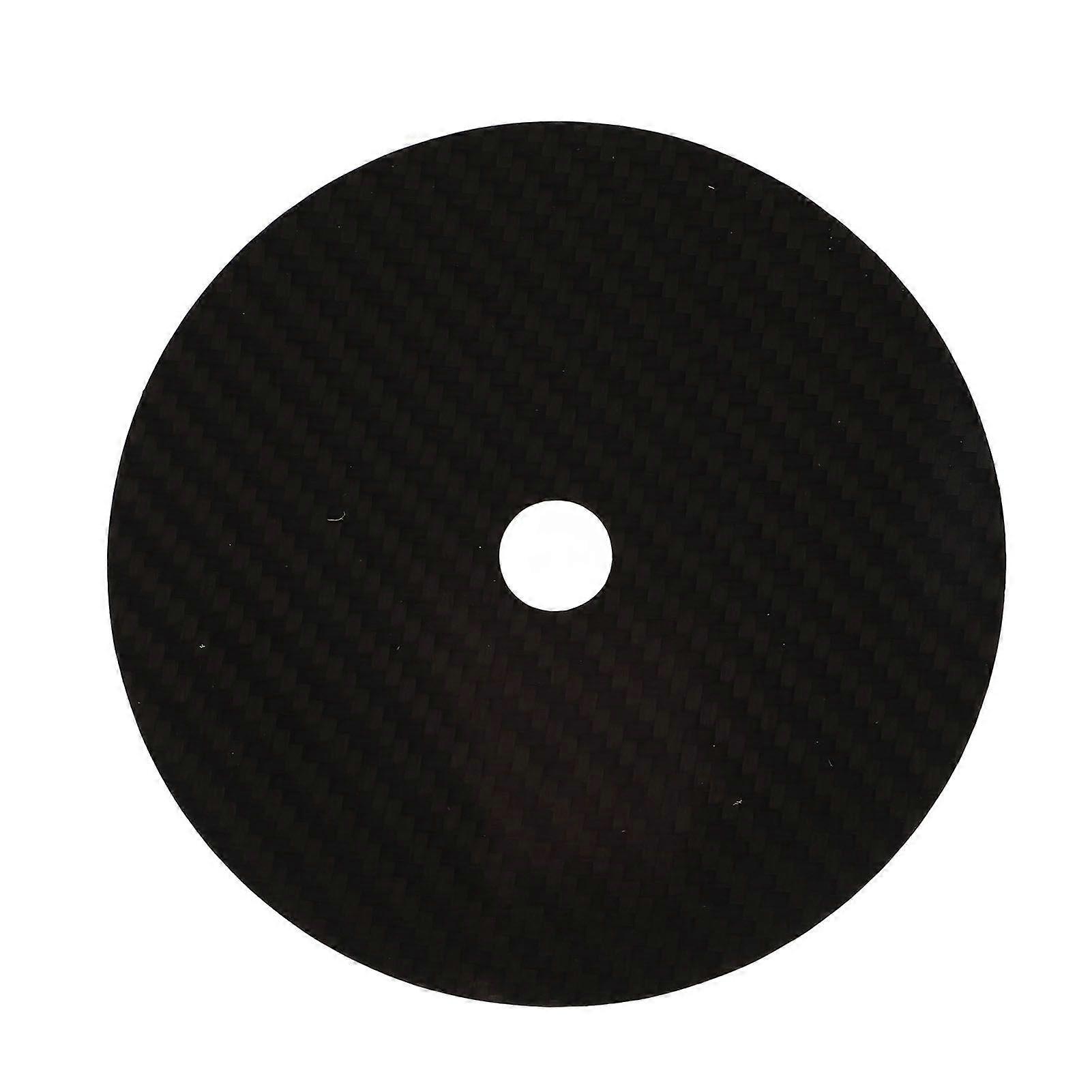 CD Tuning Pad HIFI CD Tuning Mat Low Distortion Rate Carbon Fiber CD Pad for CD Player Black