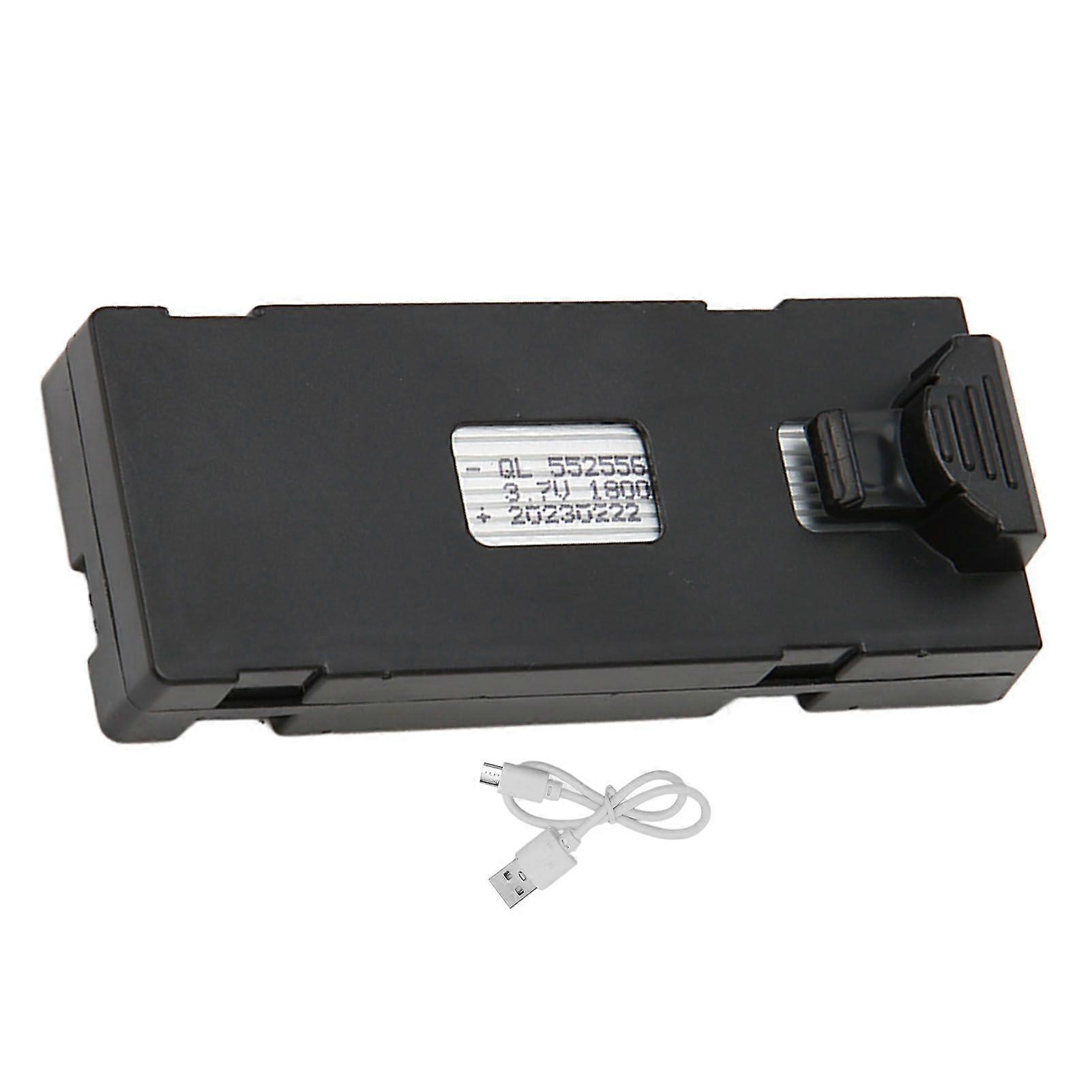 Drone Lithium Battery 3.7V 1800mAh Rechargeable Replacement Battery for E88 E88Pro E99 P1 P5 E525 RC Quadcopter Drone